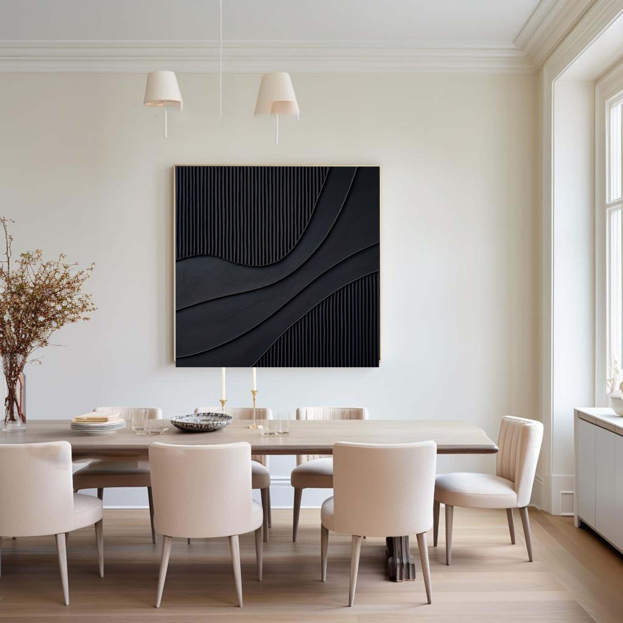 Simplistic Style Oil Painting Modern Art for Elegant Home Decor #BM 076