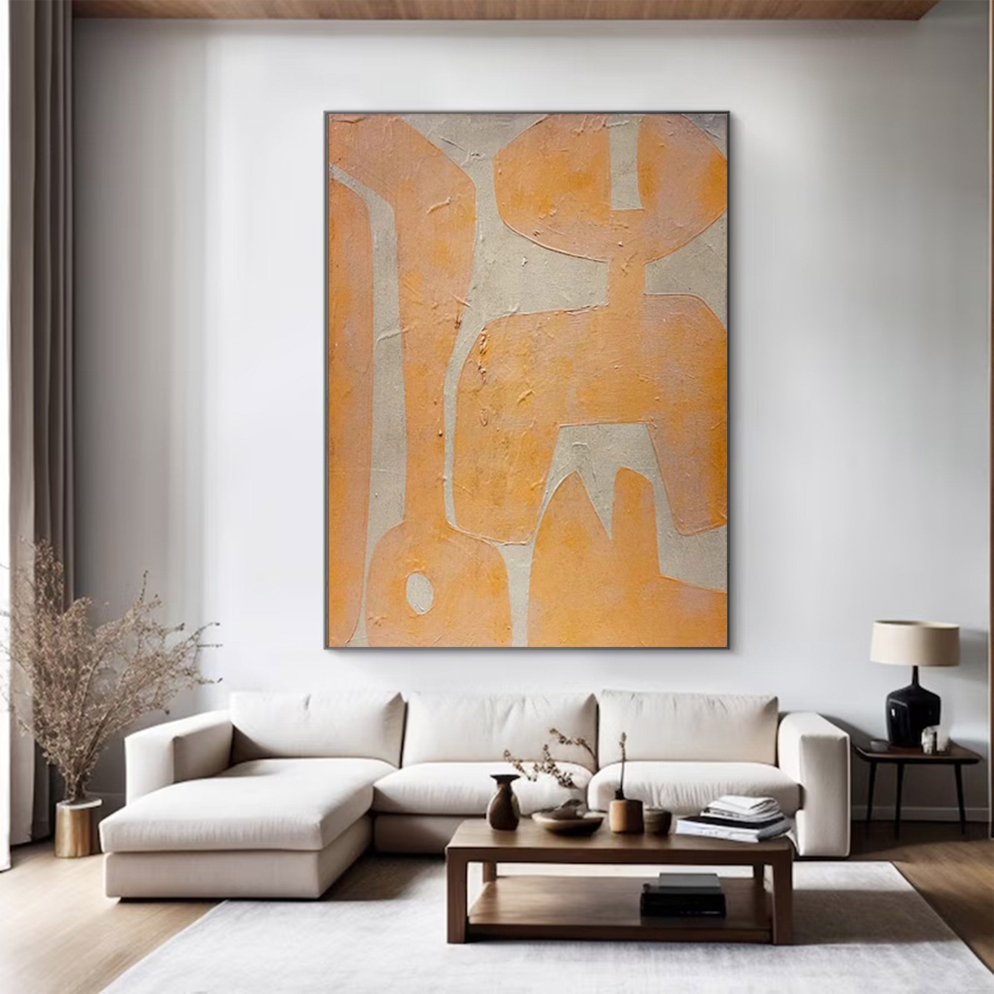 Oversized Bold Abstract Textured Painting | MuroArt #WG 100
