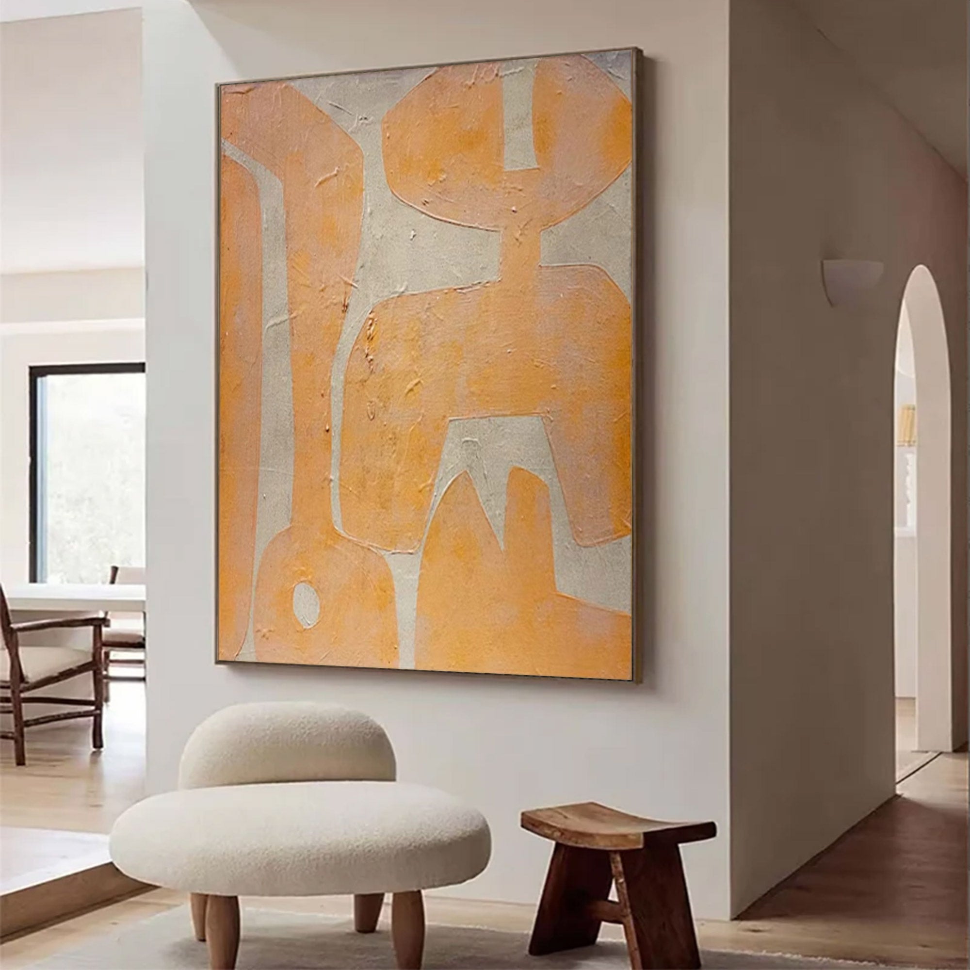 Oversized Bold Abstract Textured Painting | MuroArt #WG 100