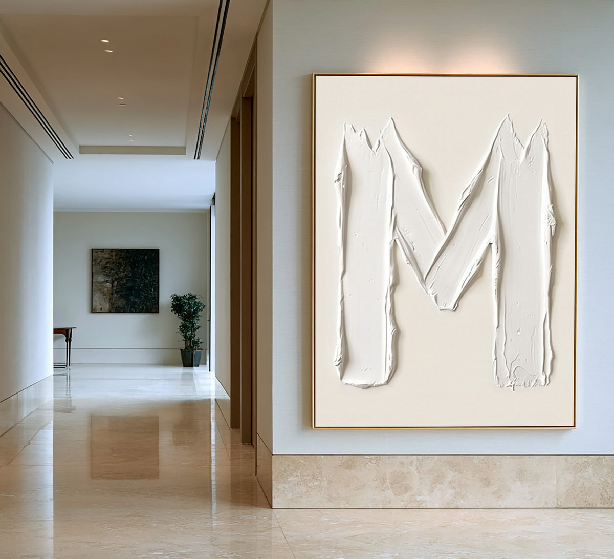 The Geometry Of A Gesture Large White Abstract Wall Art Textured Sculptural Relief Contemporary Artwork