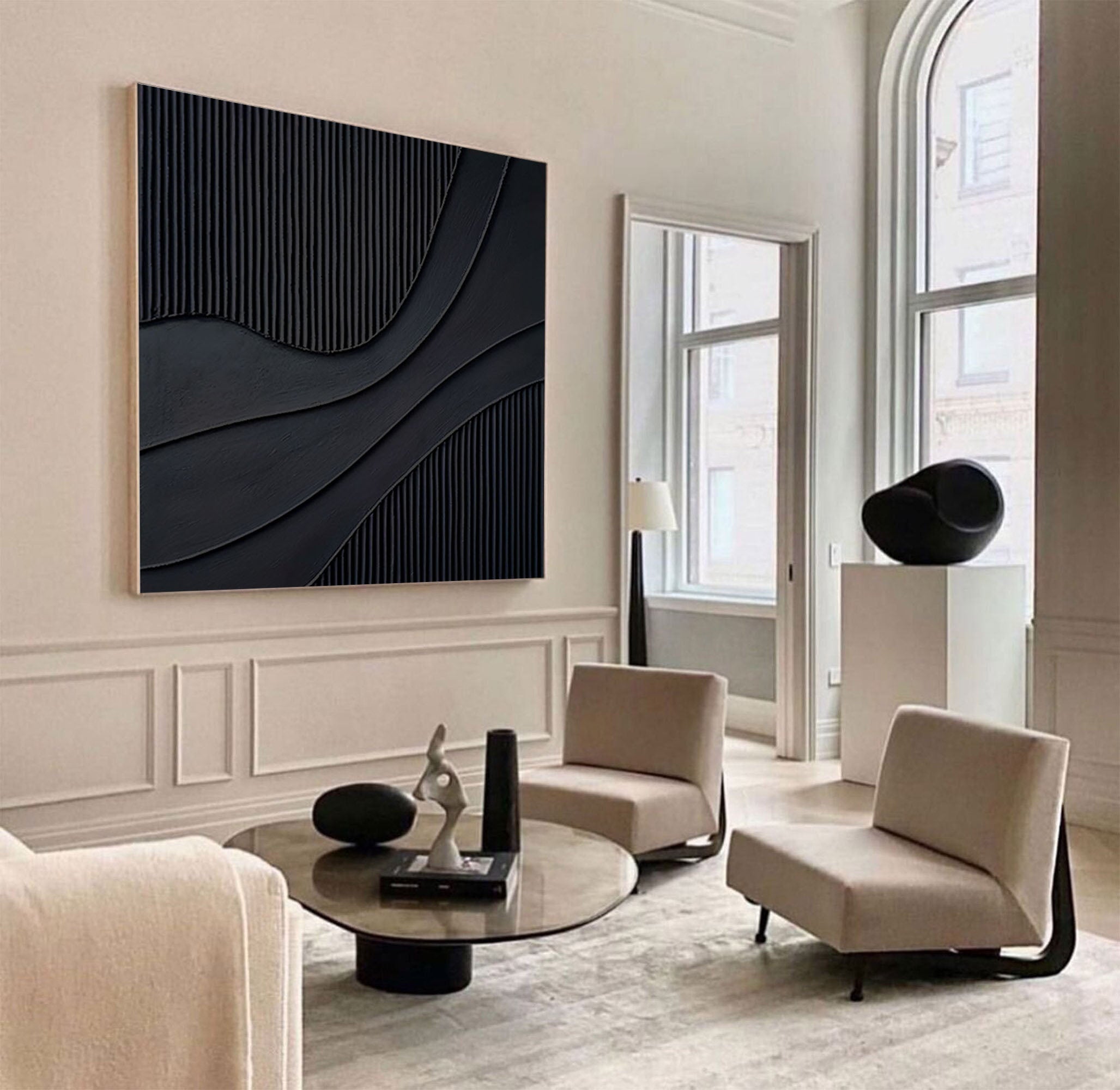 Simplistic Style Oil Painting Modern Art for Elegant Home Decor #BM 076