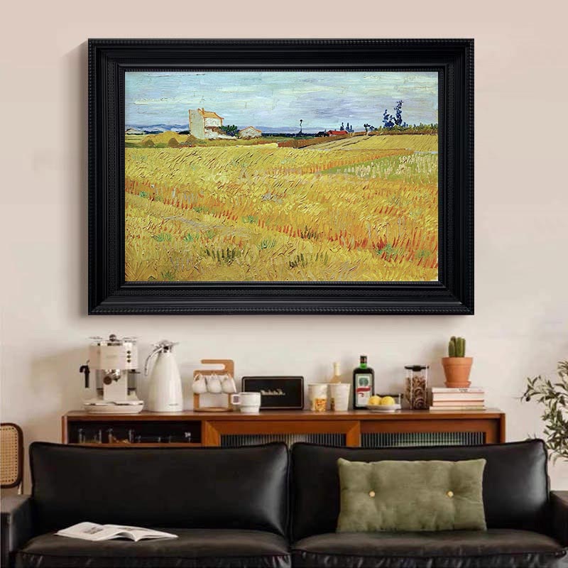 Wheat Fields, Vincent Van Gogh Inspired #BGA 104