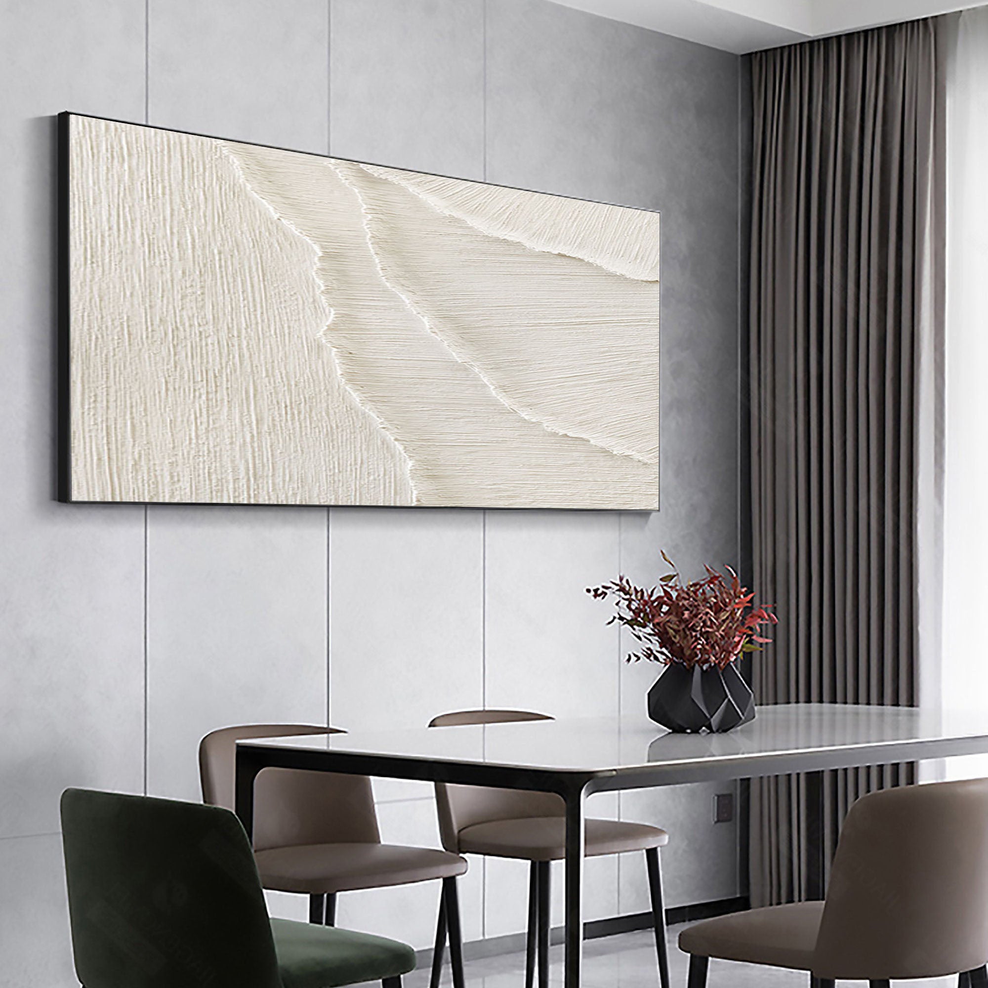White Minimalist Painting #WM 018