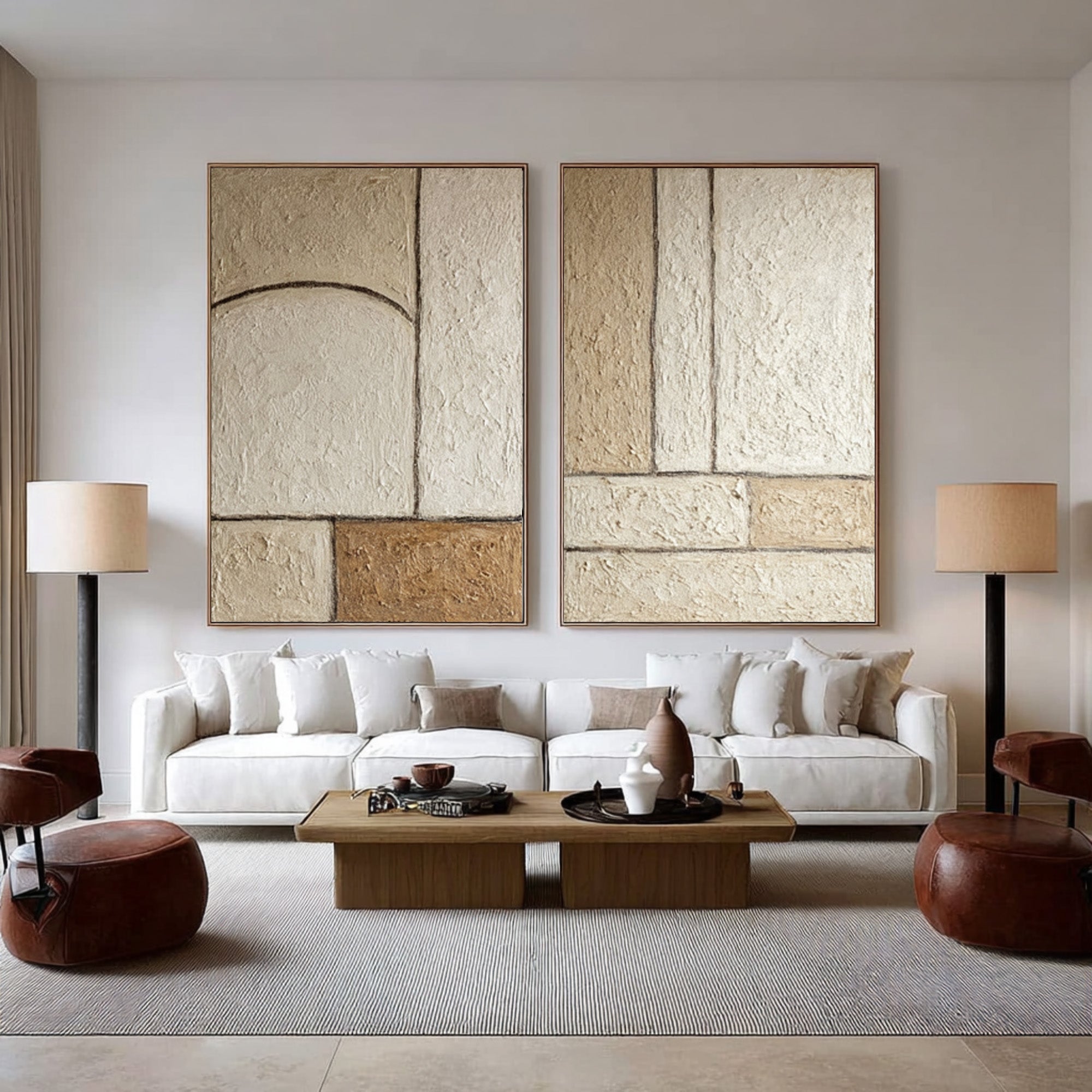Large Modern Abstract Wall Art #WAB 002