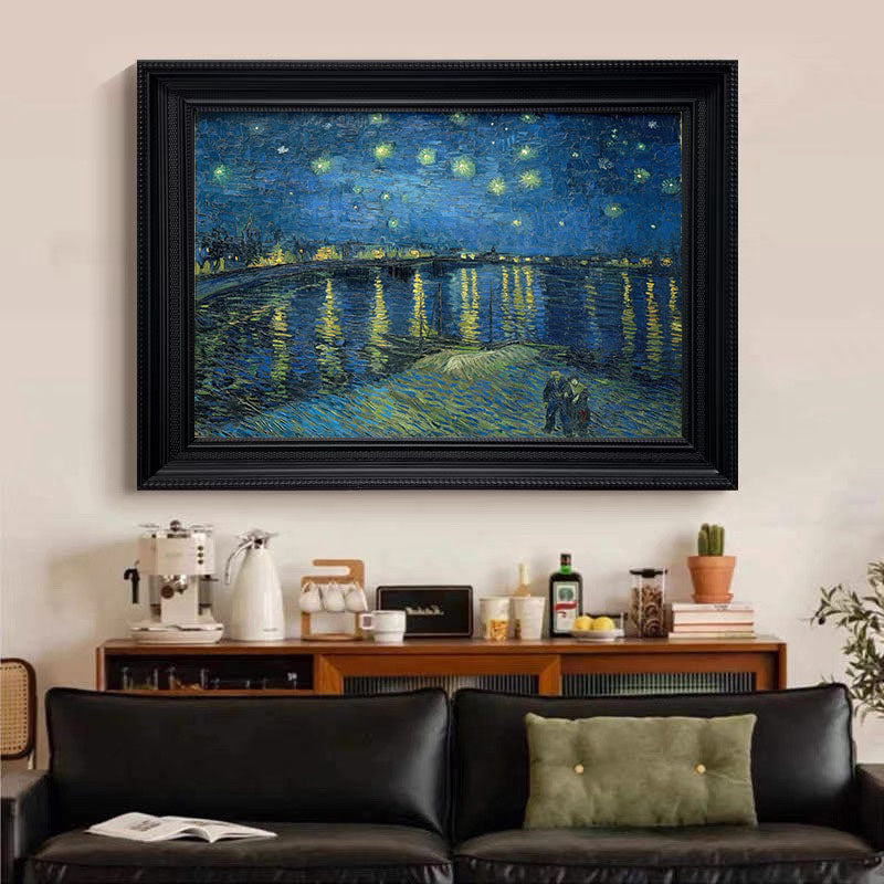 Starry Night Over the Rhône, Vincent Van Gogh Inspired #BGA 102
