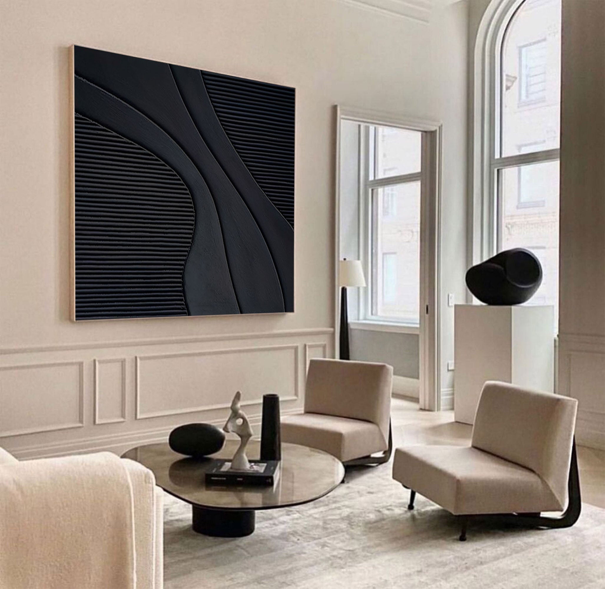 High-End Abstract Art Oil Painting for Luxury Interiors #BM 075