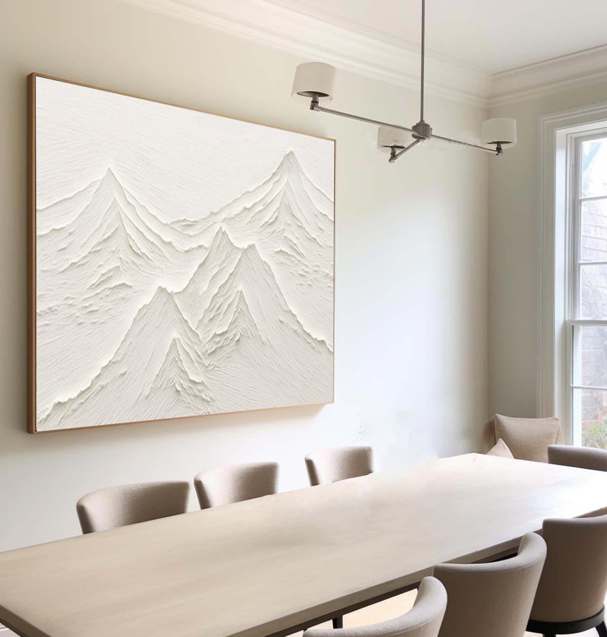 White Minimalist Painting #WM 028
