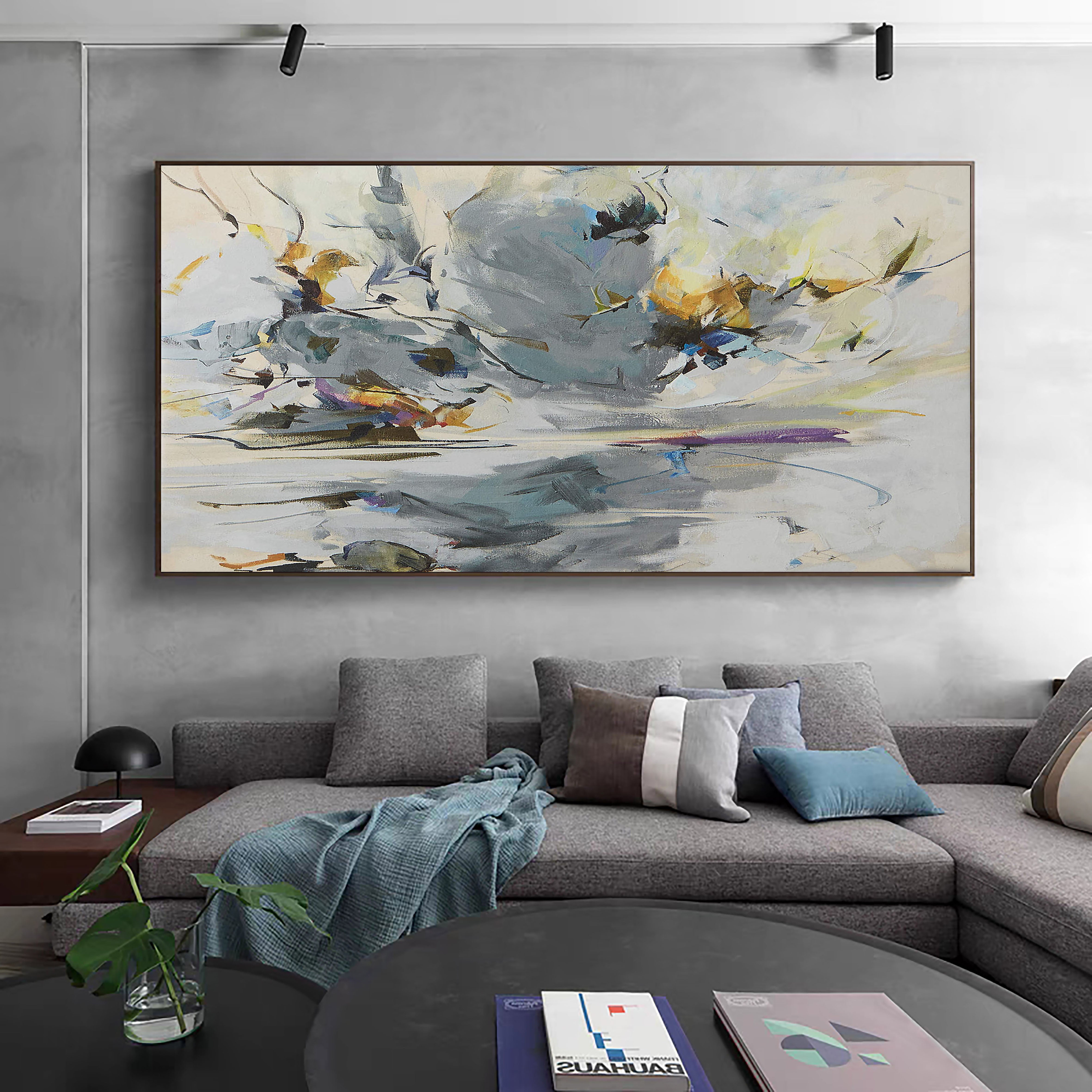 The Birds Of Wonder In the Auspicious Sky, Abstract Wall Art #BGA 109