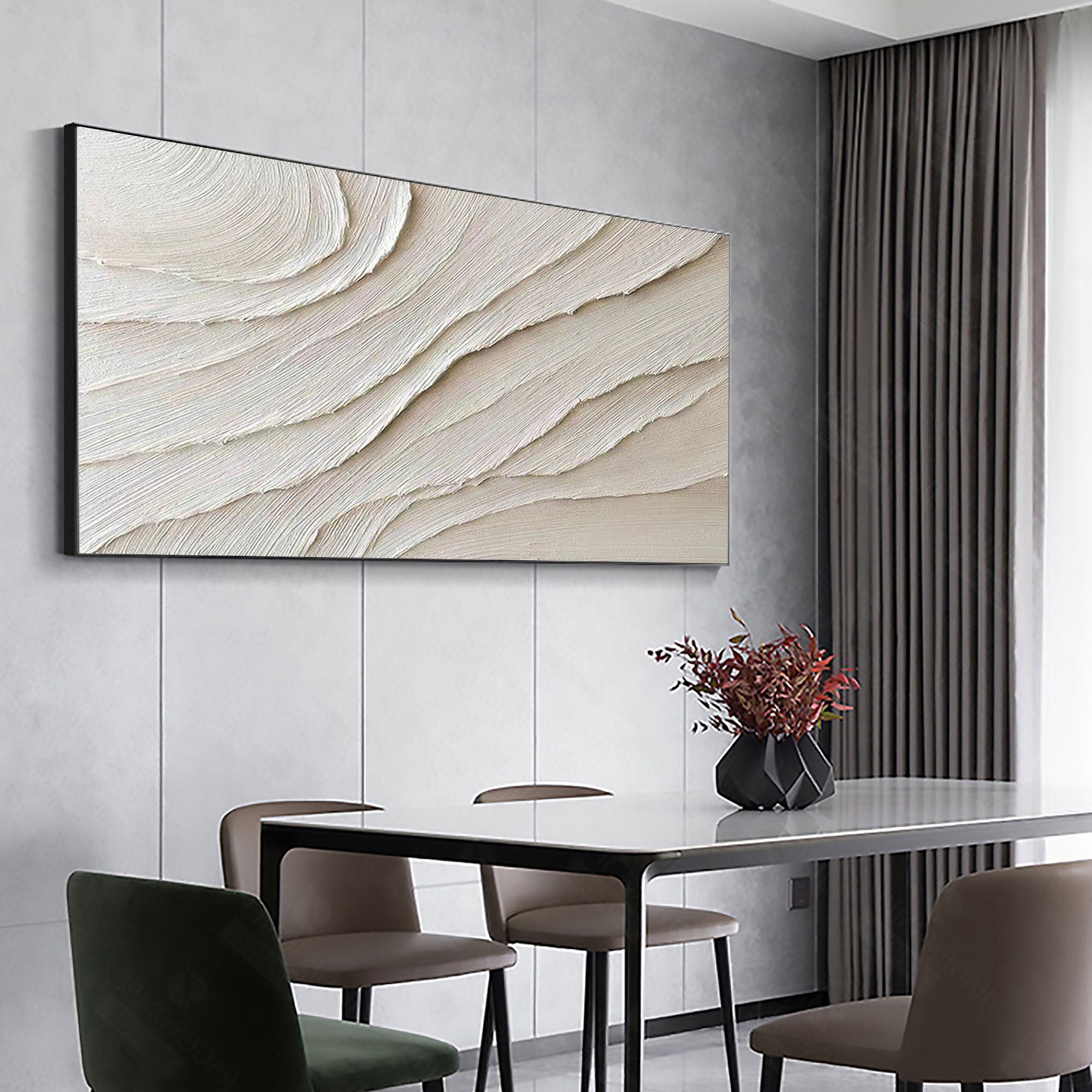 White Minimalist Painting #WM 017