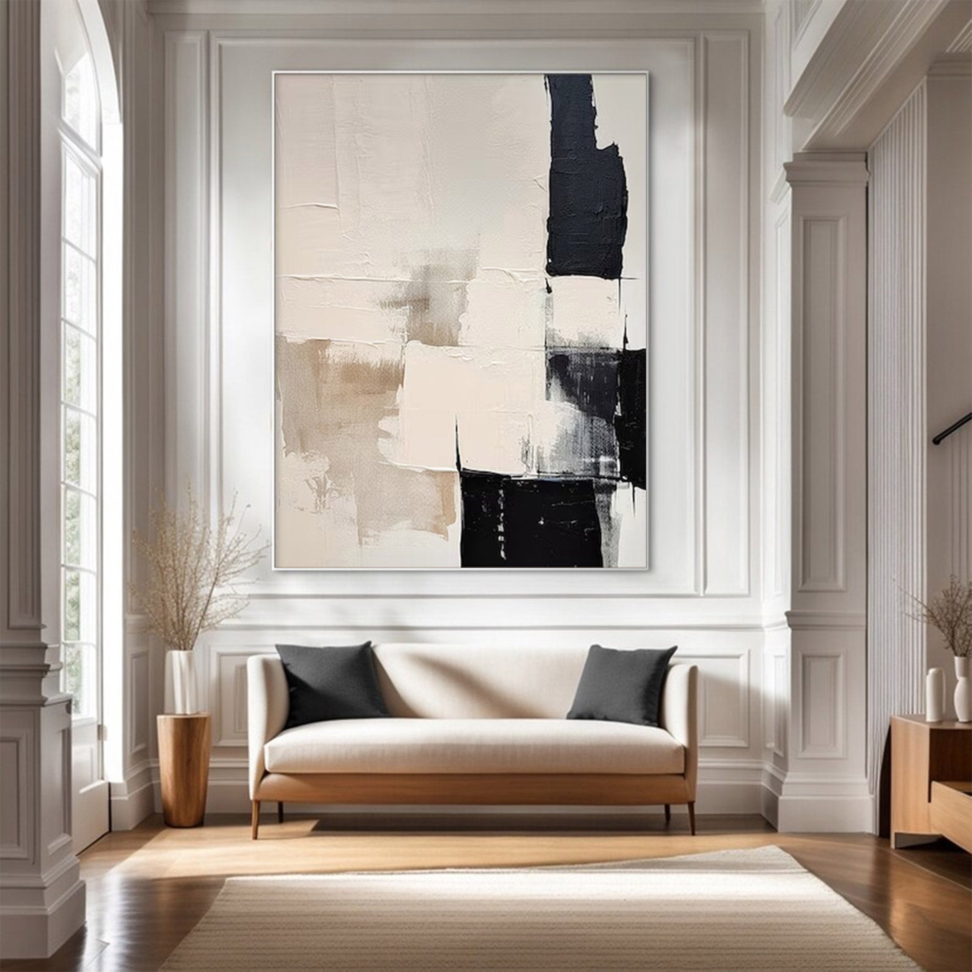 Large Textured White 3D Art | MuroArt #WG 101