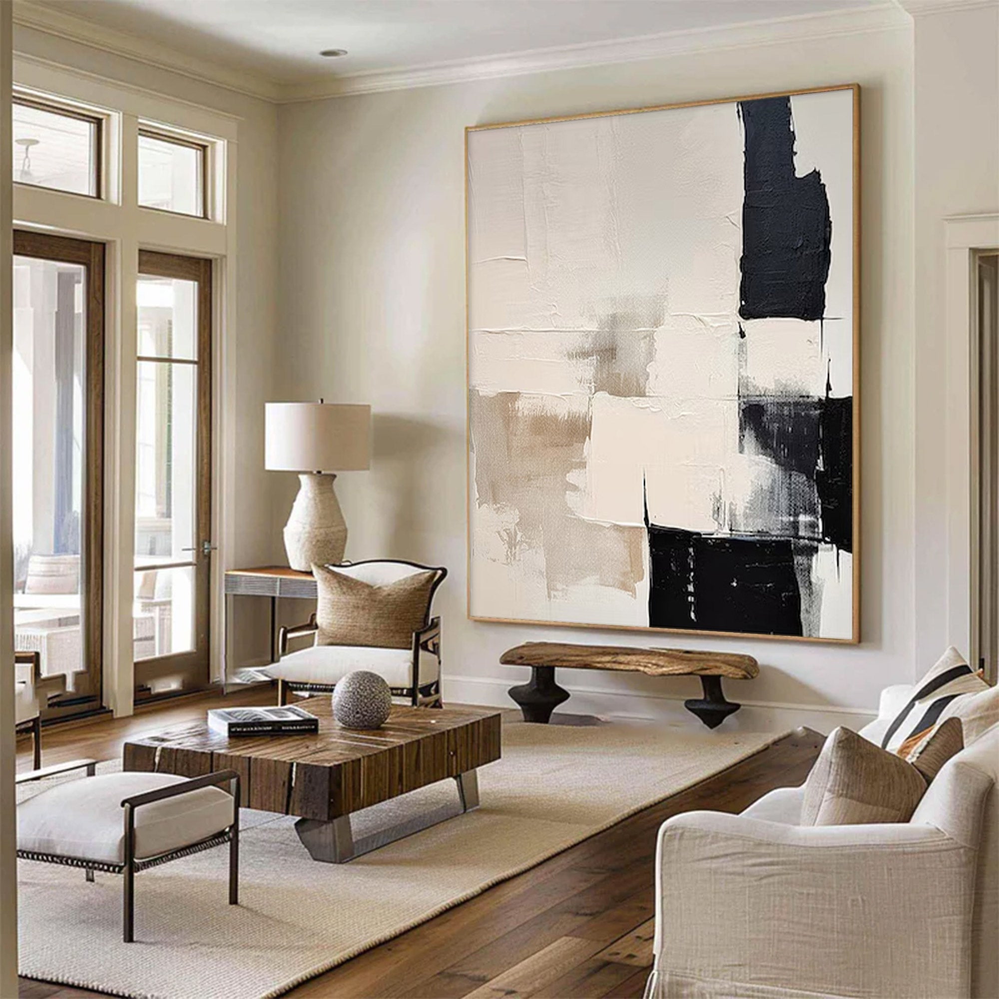 Large Textured White 3D Art | MuroArt #WG 101