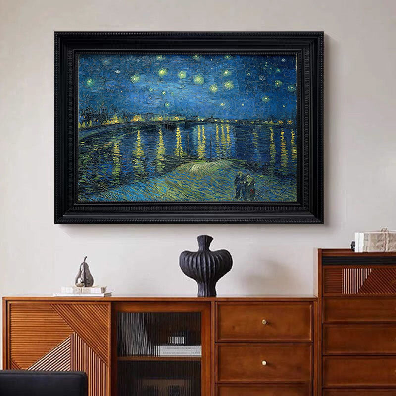 Starry Night Over the Rhône, Vincent Van Gogh Inspired #BGA 102