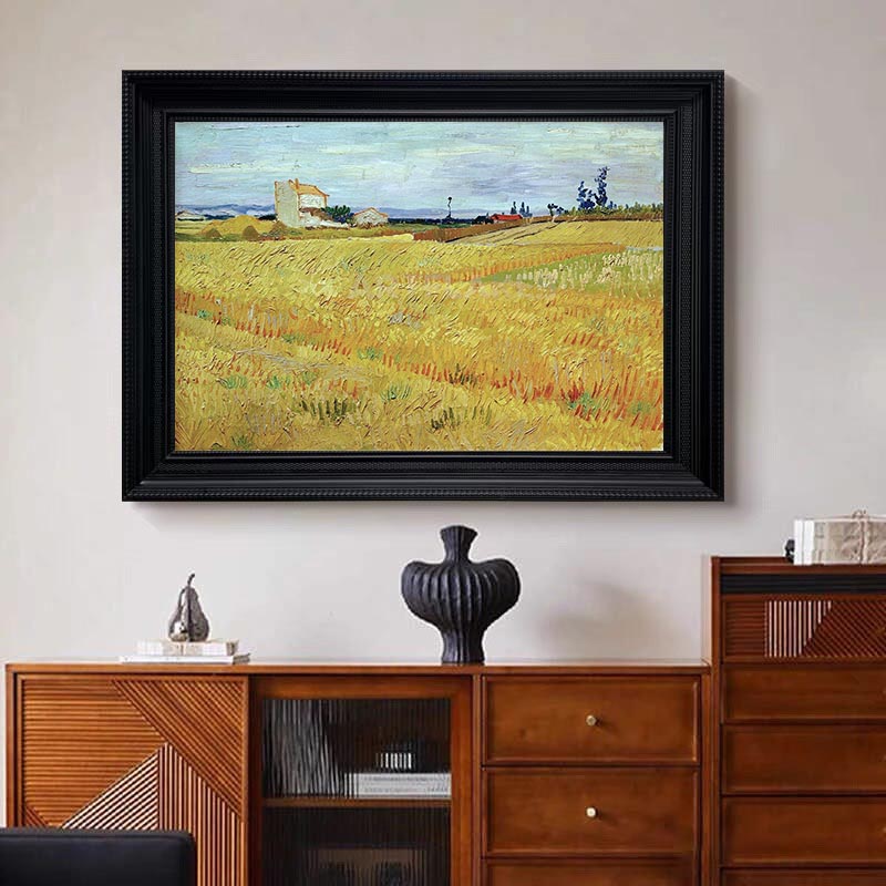Wheat Fields, Vincent Van Gogh Inspired #BGA 104