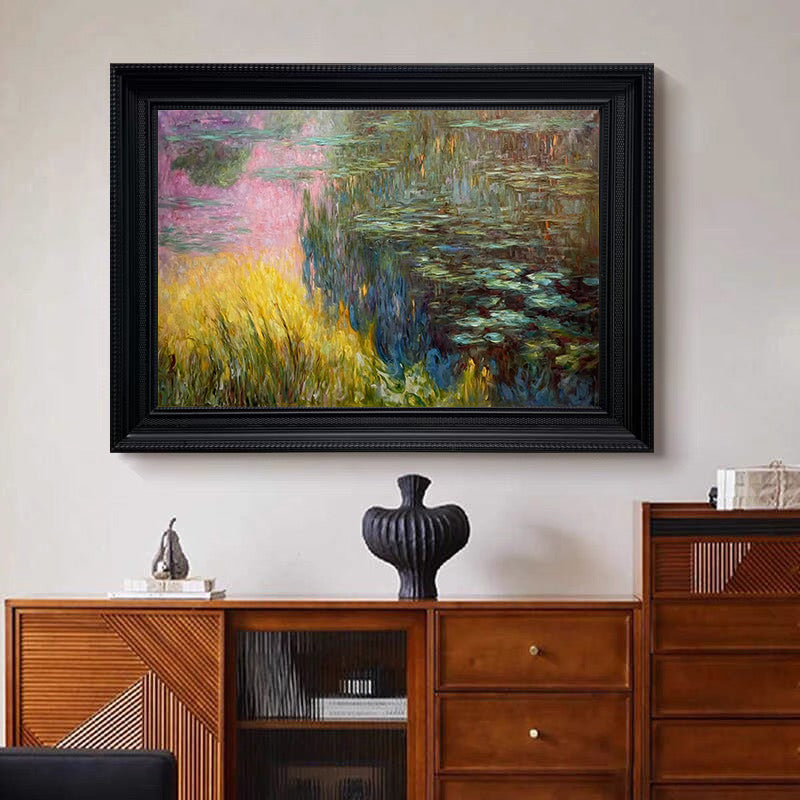 Monet-Esque Lilies, Impressionistic Water Garden #BGA 183