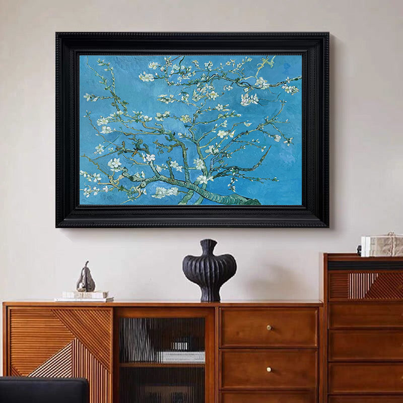 Van Gogh-Style Almonds, Impressionistic Nature Wall Art #BGA 188