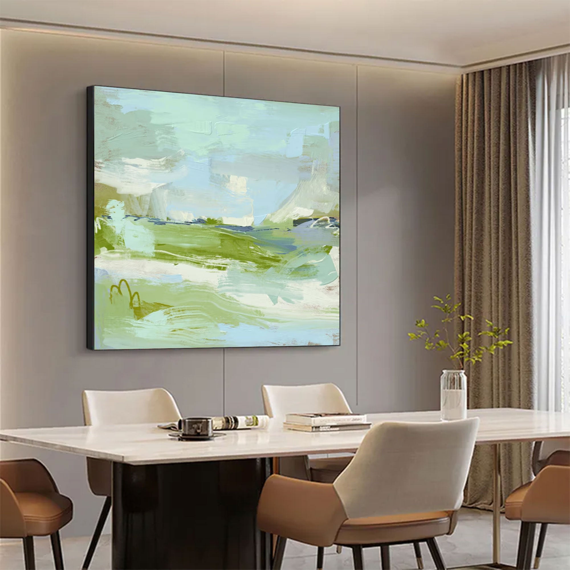 Large Modern Impasto Landscape Art | MuroArt #WGA 031