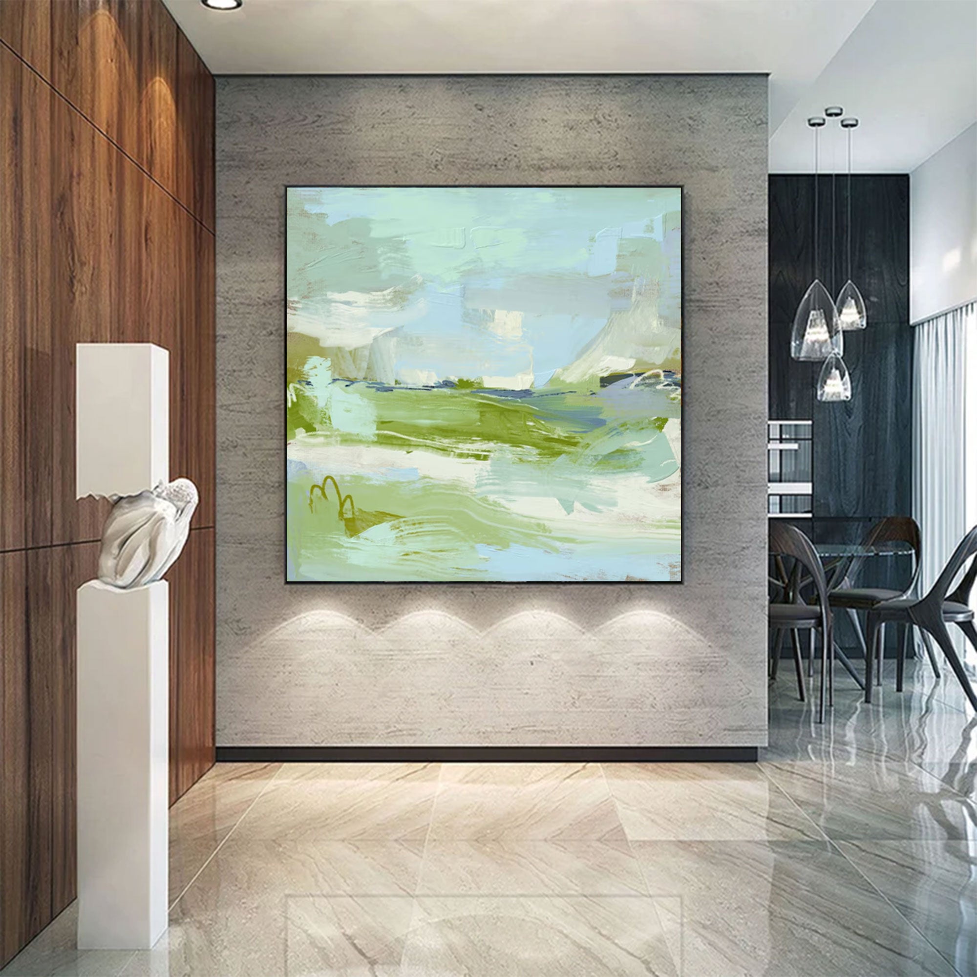 Large Modern Impasto Landscape Art | MuroArt #WGA 031