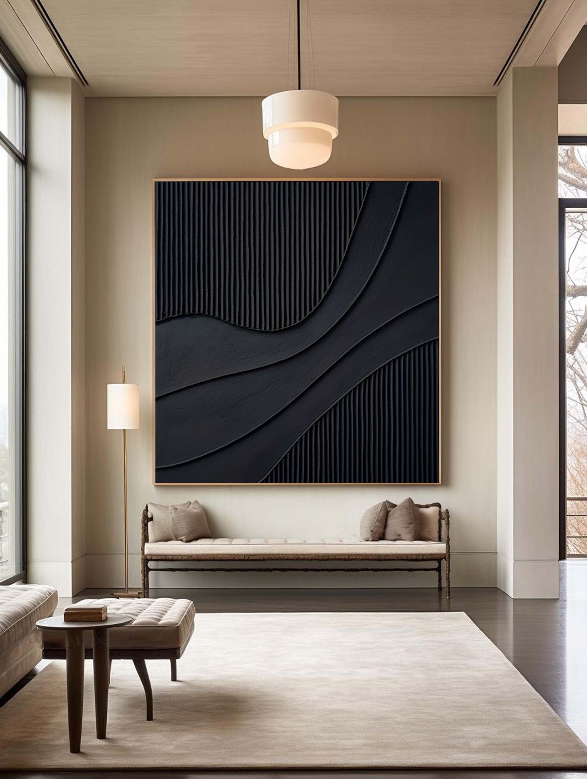 Simplistic Style Oil Painting Modern Art for Elegant Home Decor #BM 076