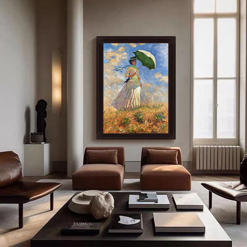 Woman with a Parasol, Inspired by Monet #BGA 177