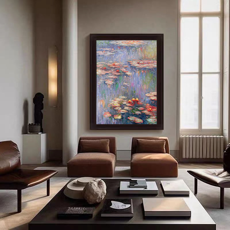 Monet's Water Lilies Essence, Impressionist Floral Light #BGA 175