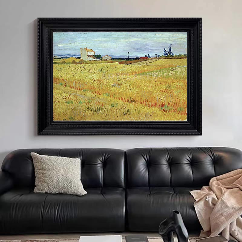 Wheat Fields, Vincent Van Gogh Inspired #BGA 104