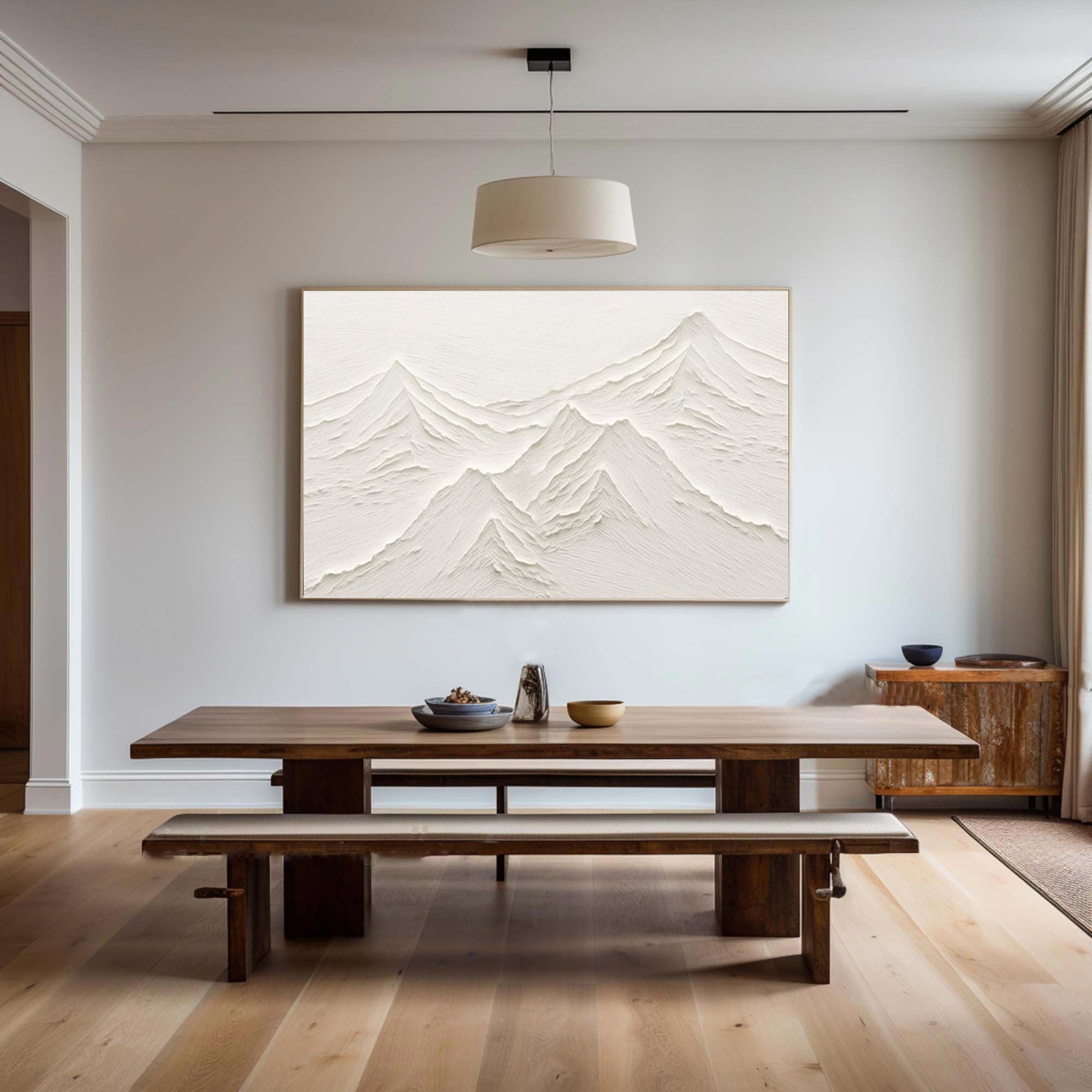 White Minimalist Painting #WM 028