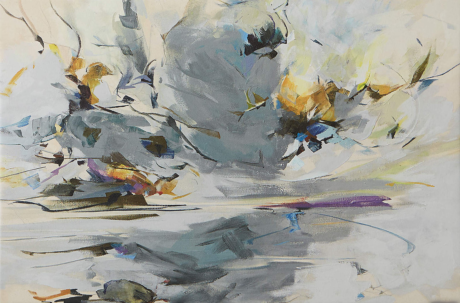 The Birds Of Wonder In the Auspicious Sky, Abstract Wall Art #BGA 109