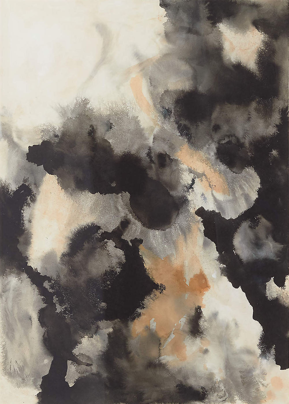 Organic Abstraction, Light and Shadow, Modern Wall Art #BGA 099
