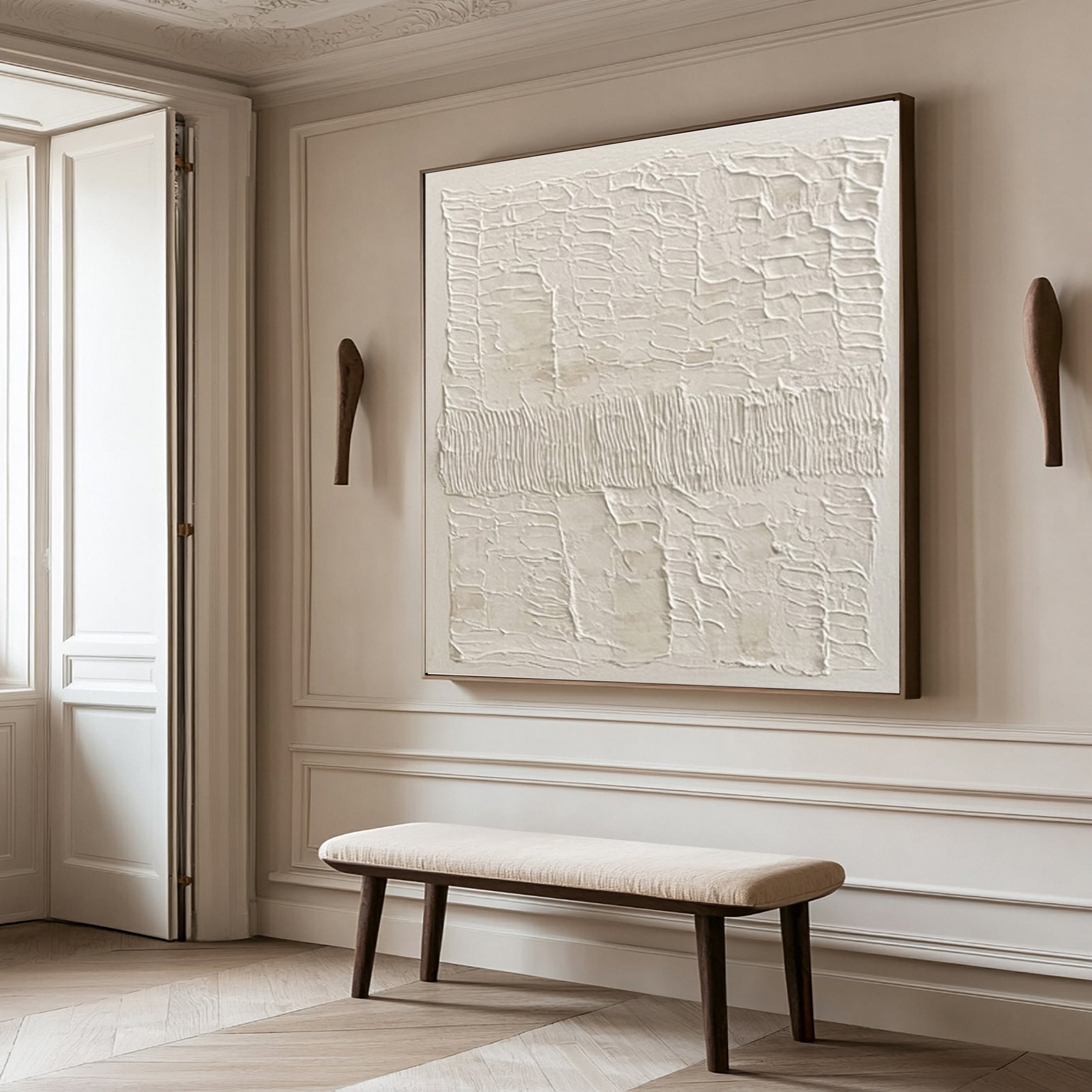 Abstract Composition with Natural Horizontal Textural Layers #BGA 320