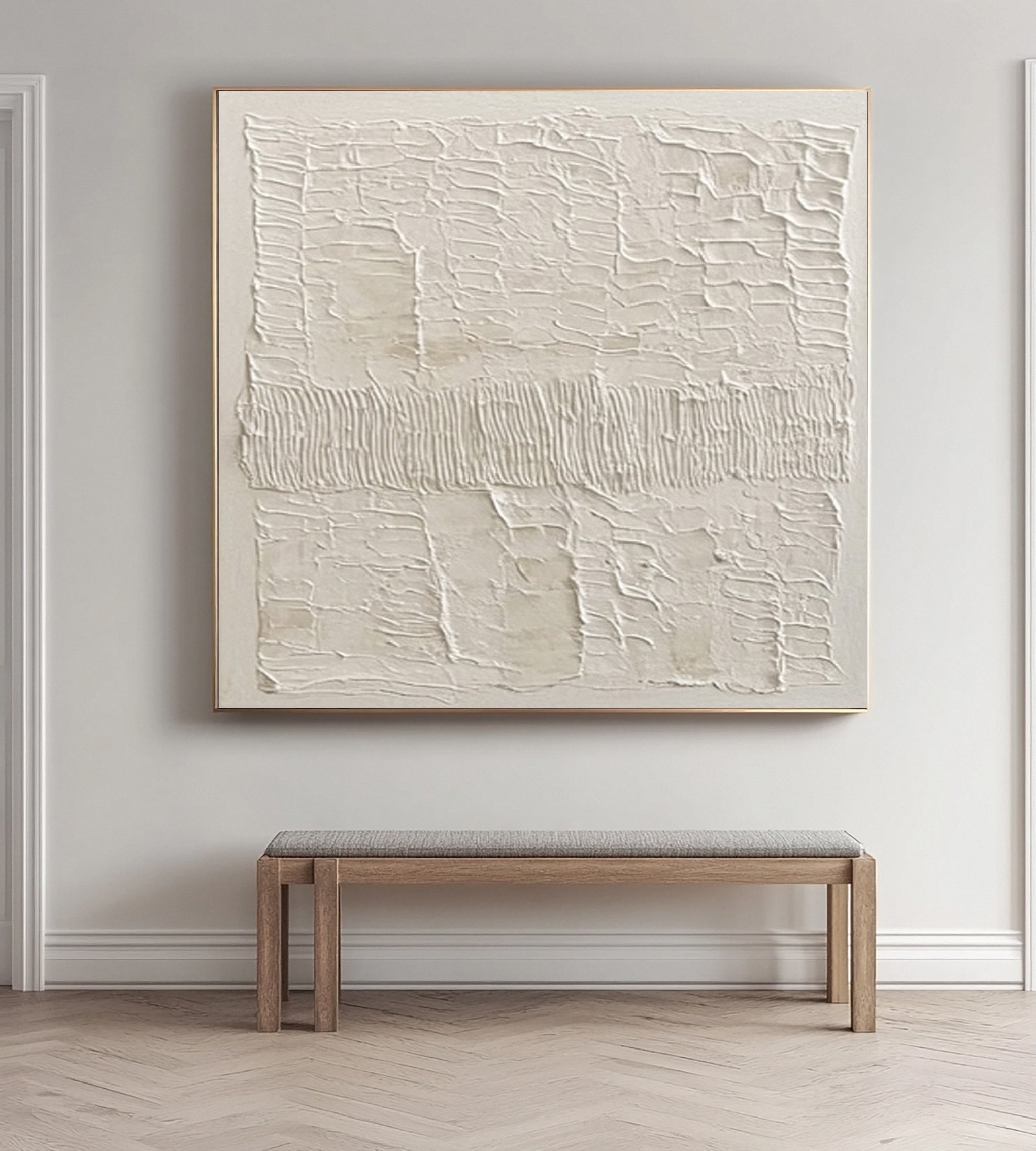 Abstract Composition with Natural Horizontal Textural Layers #BGA 320