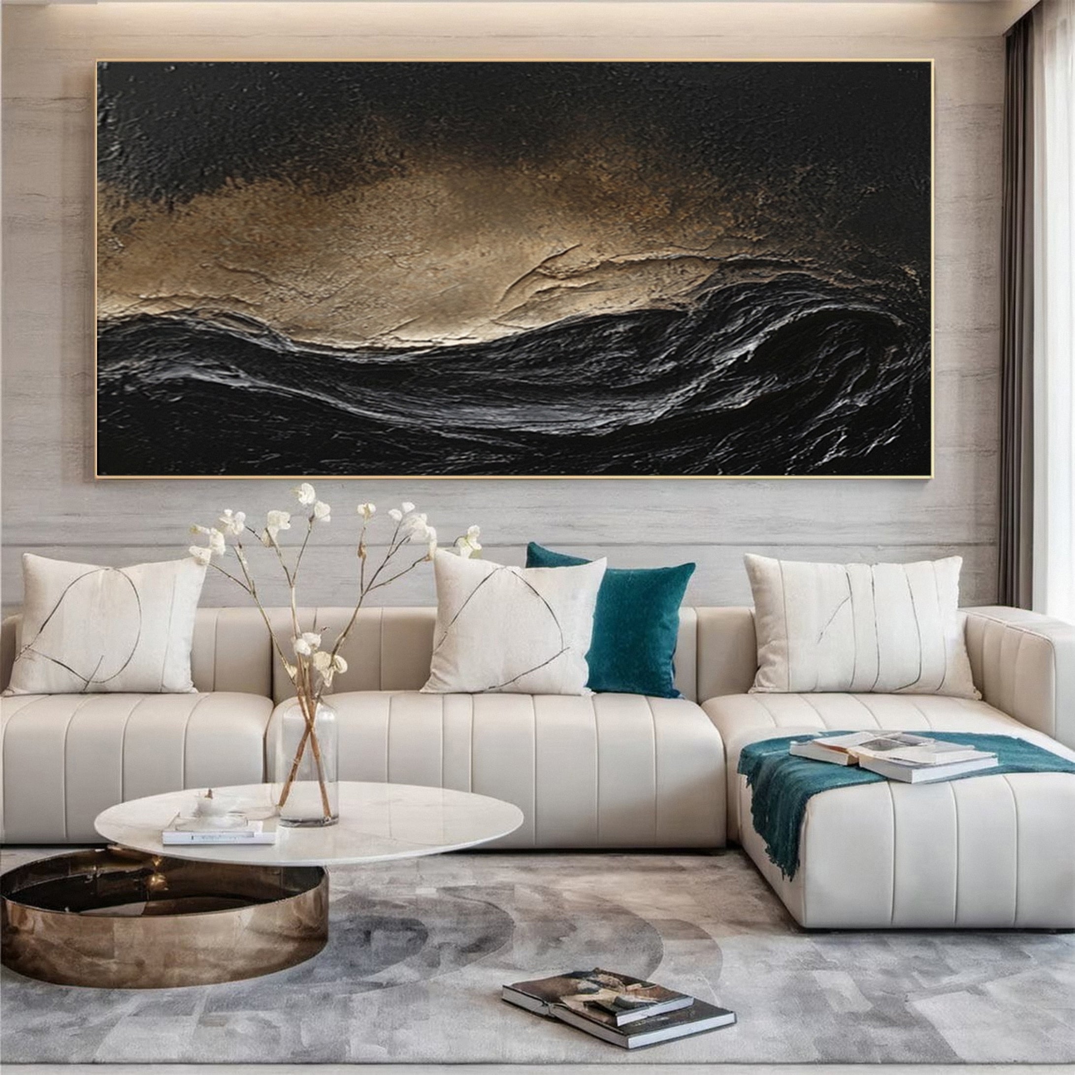 Sophisticated Black 3D Wall Art for Stylish Interiors #BM 108