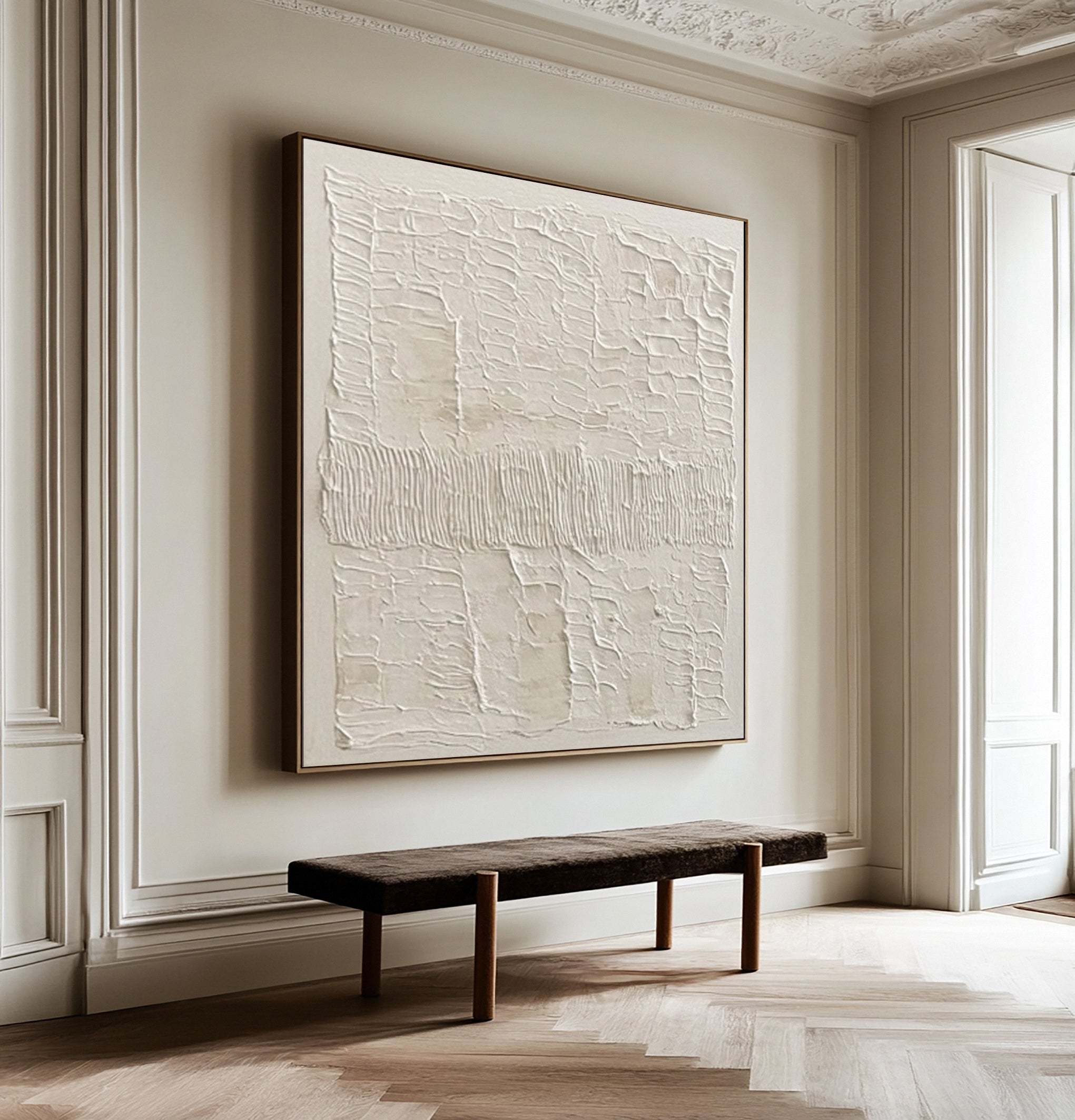Abstract Composition with Natural Horizontal Textural Layers #BGA 320