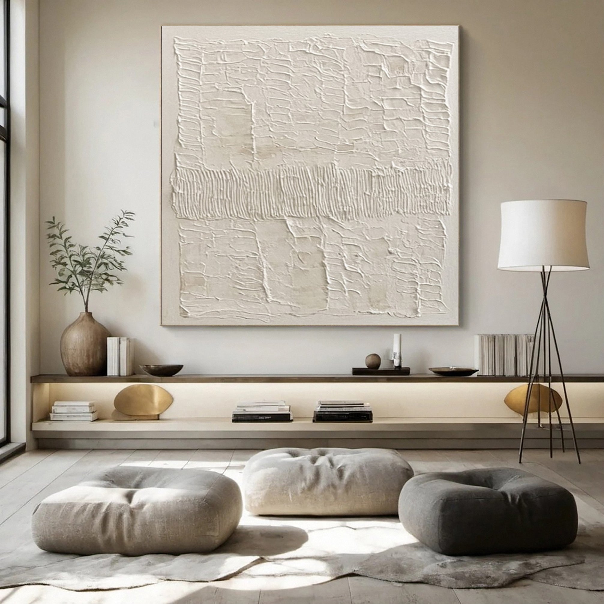 Abstract Composition with Natural Horizontal Textural Layers #BGA 320