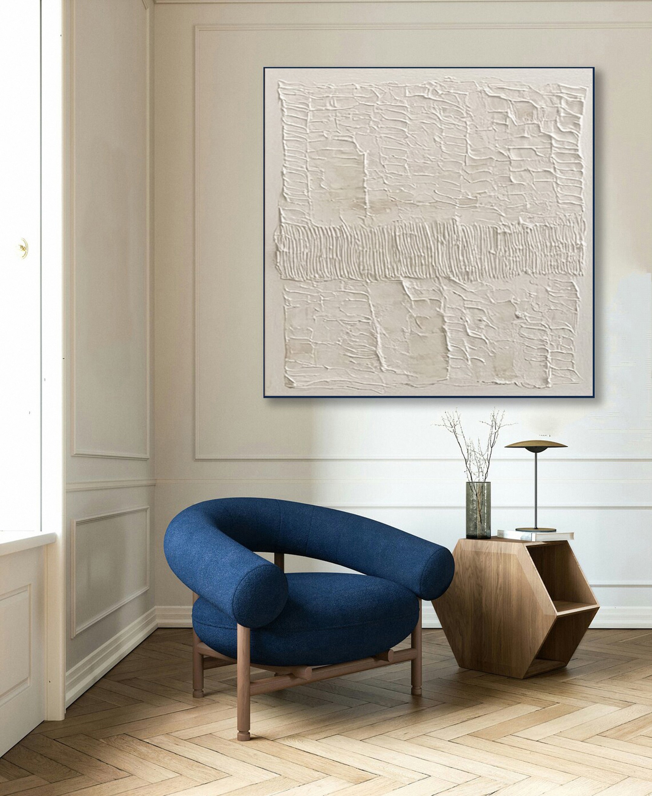 Abstract Composition with Natural Horizontal Textural Layers #BGA 320