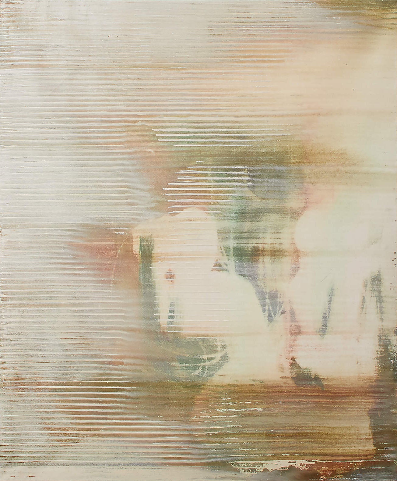Serene Abstract Painting With Soft Colors, Contemporary Art #BGA 092