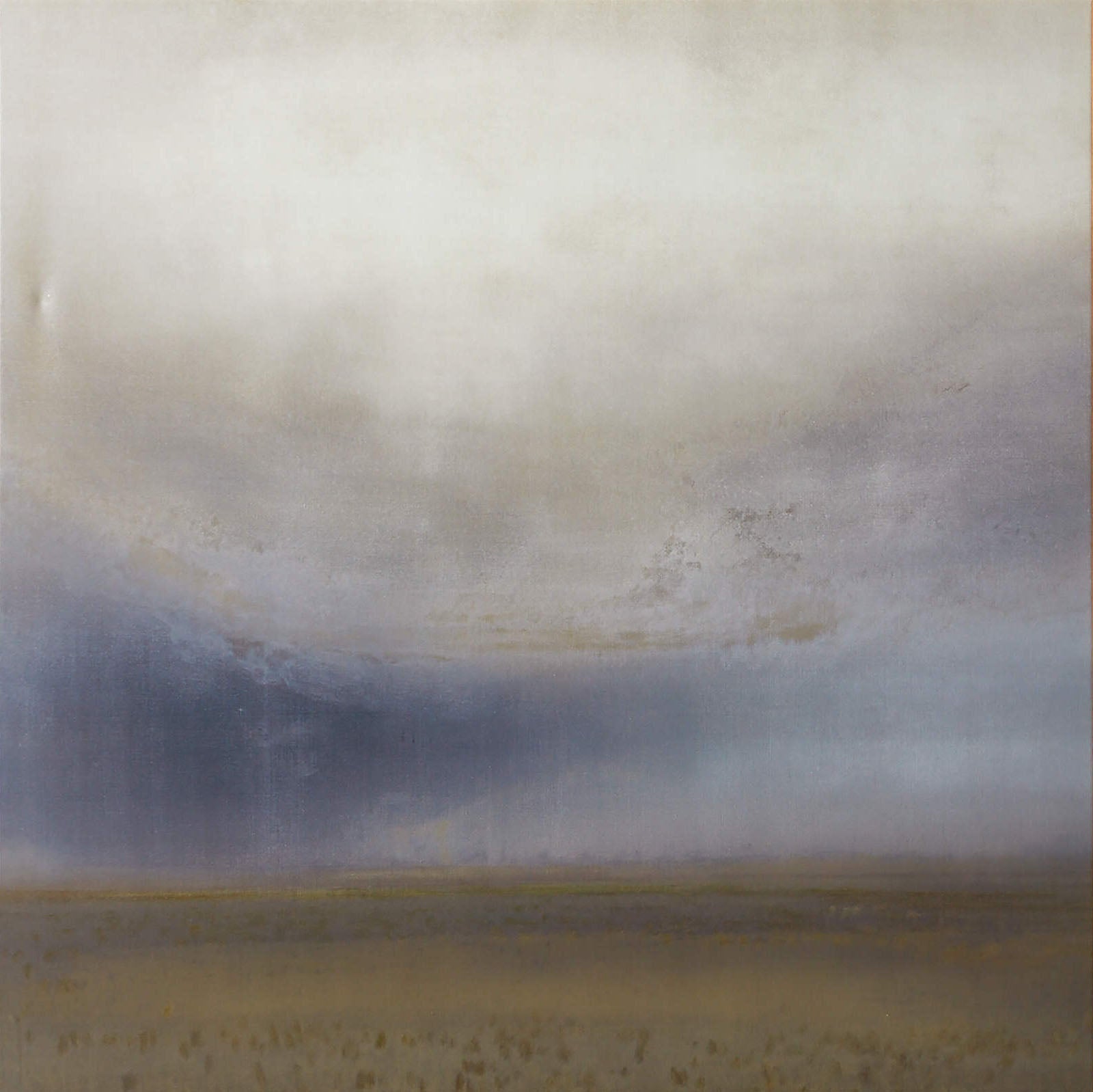 Soft Blended Horizon with Distant Field, Framed Wall Art #BGA 128