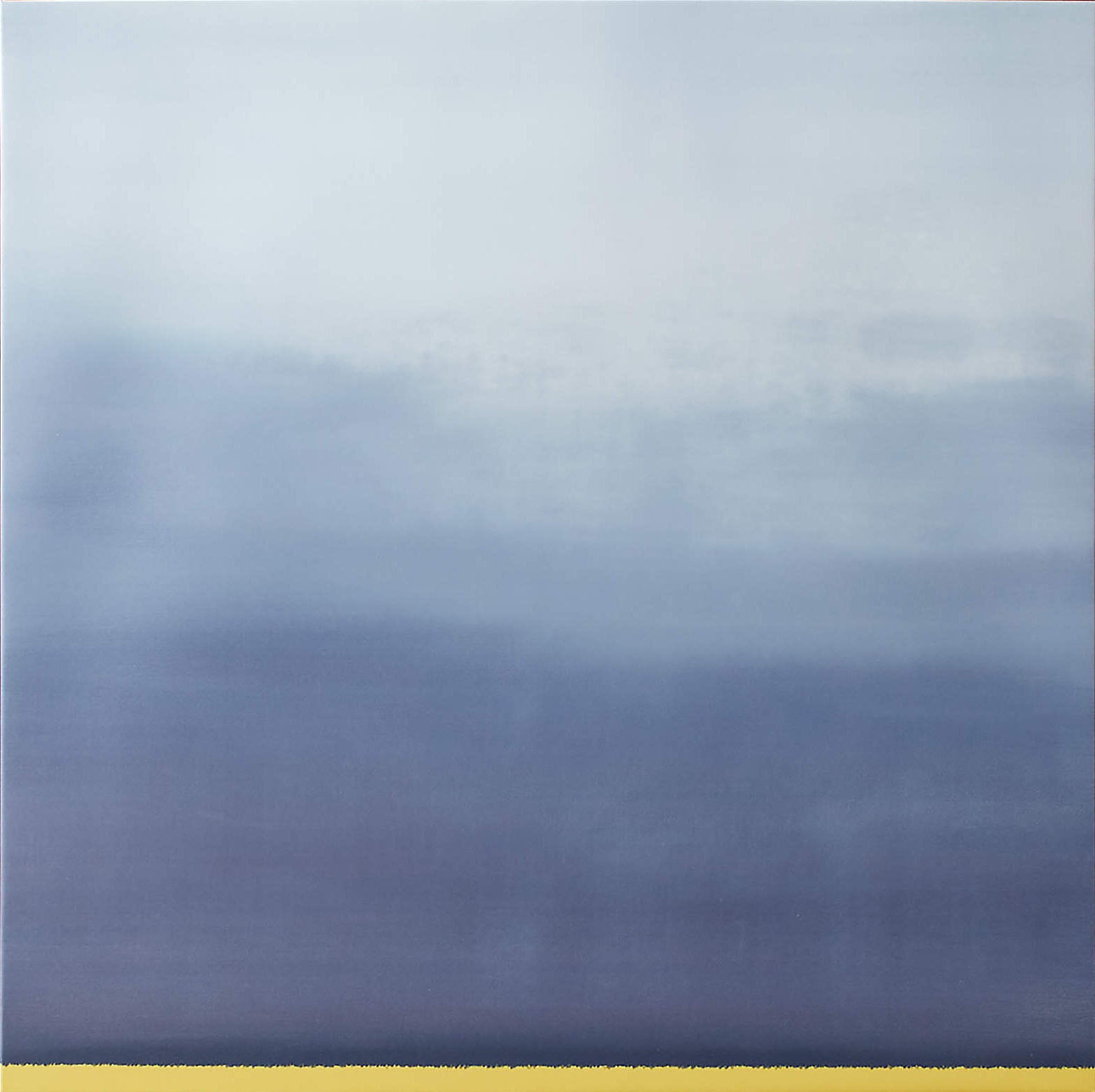 Soft Blue to Light Gradient, Warm Line, Minimalist Landscape #BGA 129