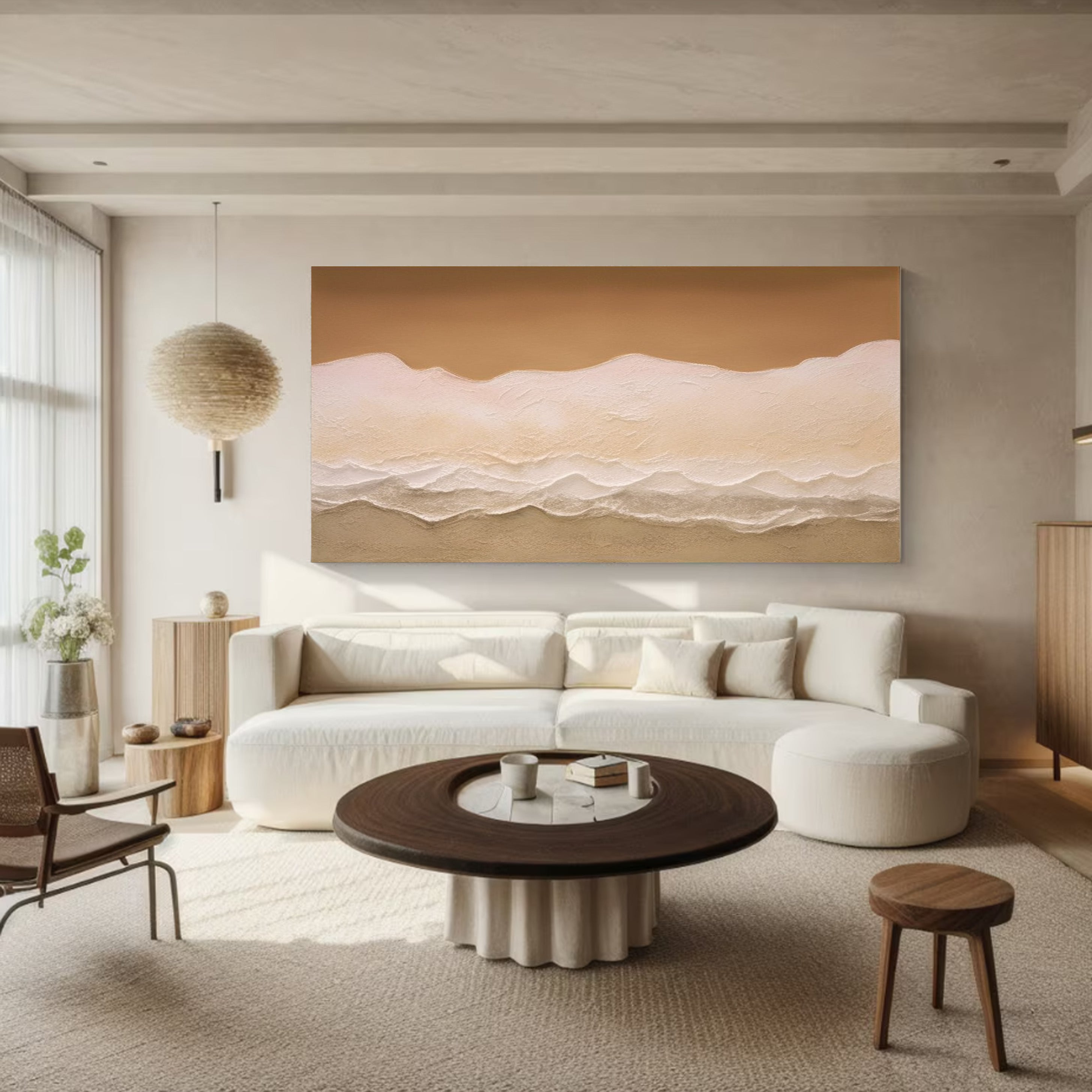 Contemporary Landscape Abstract with Textured Layers #BGA 253