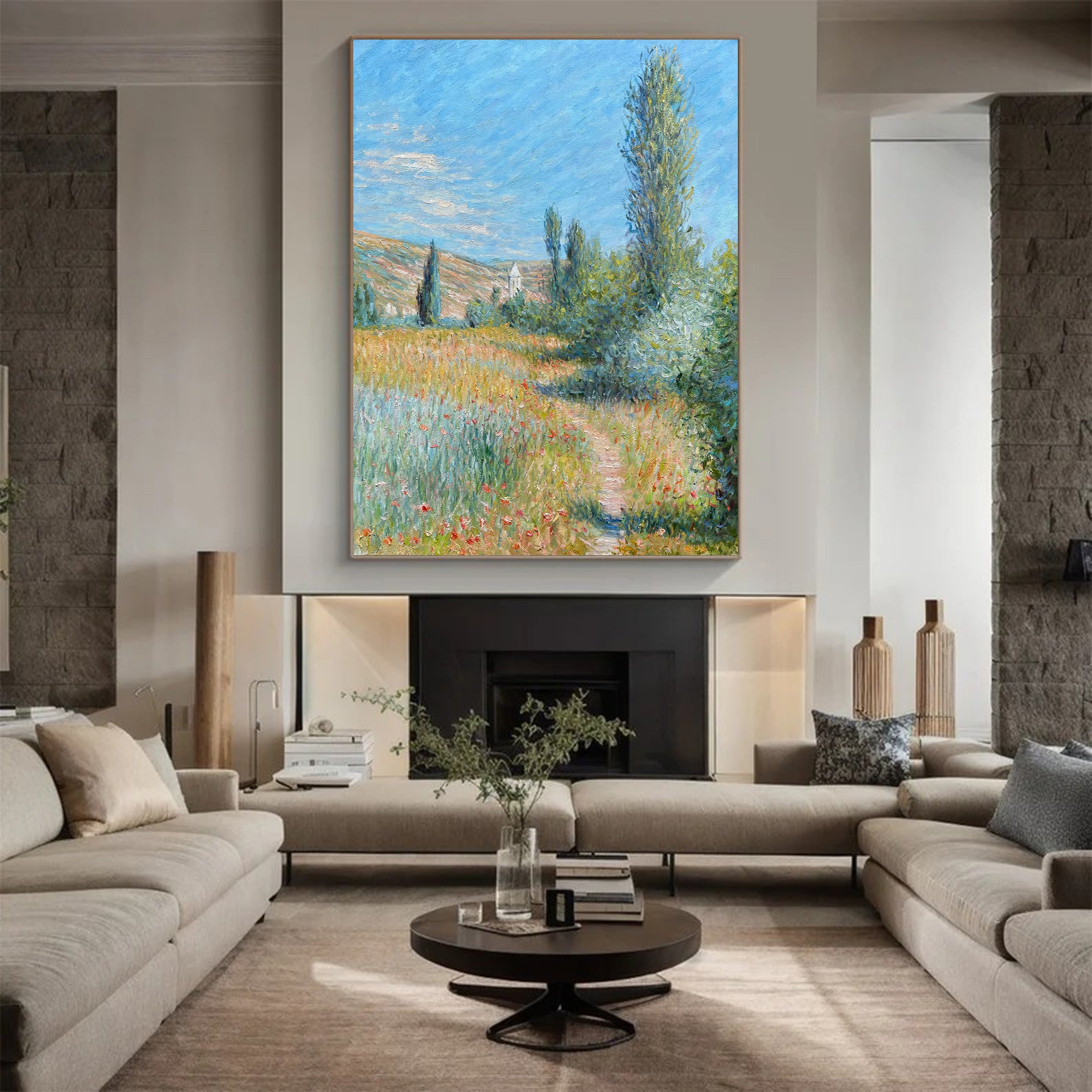 Monet Inspired French Landscape, Impressionist Trail #BGA 176