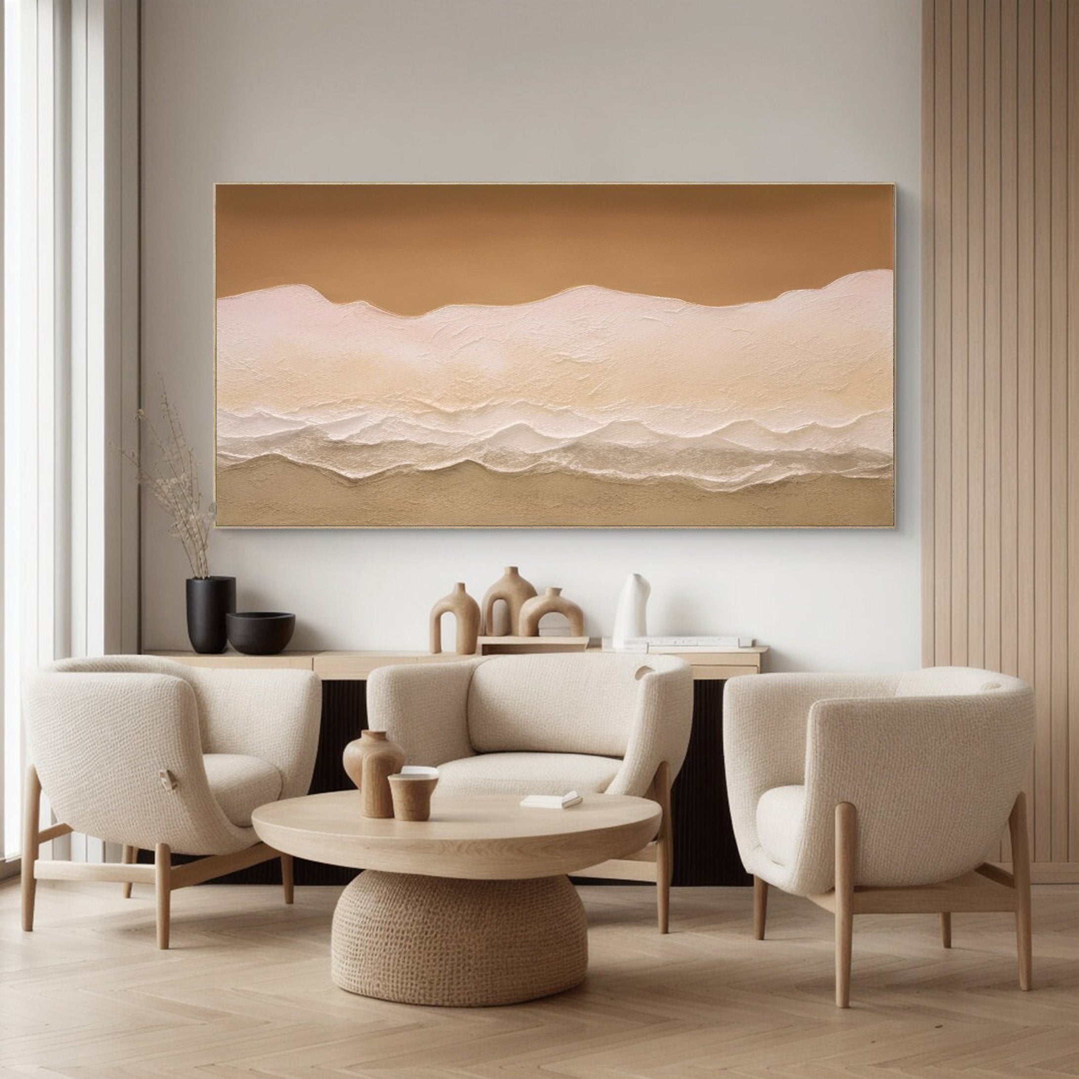 Contemporary Landscape Abstract with Textured Layers #BGA 253