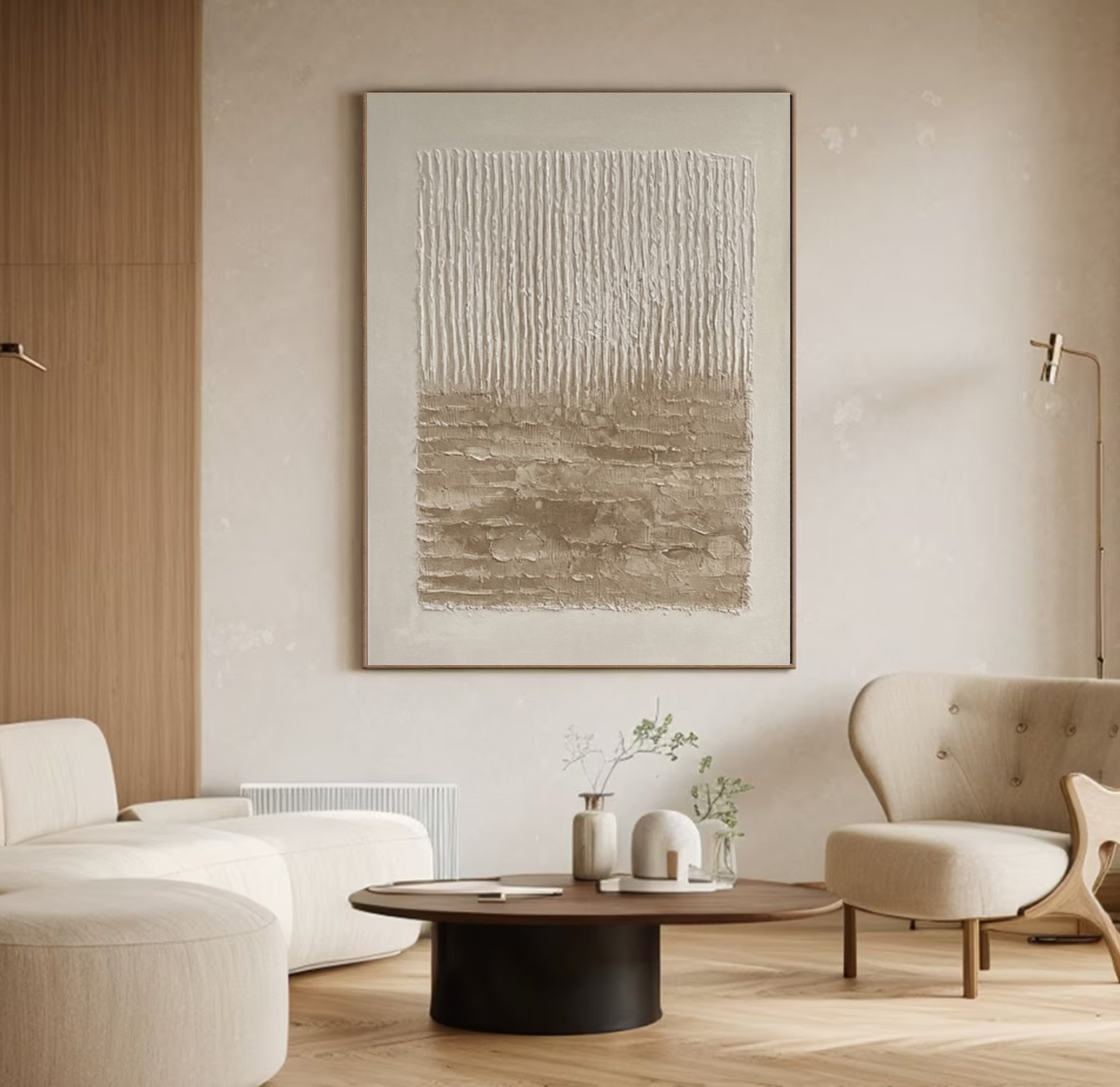 Wabi Sabi Art with Vertical Wear and Horizontal Earth #BGA 280