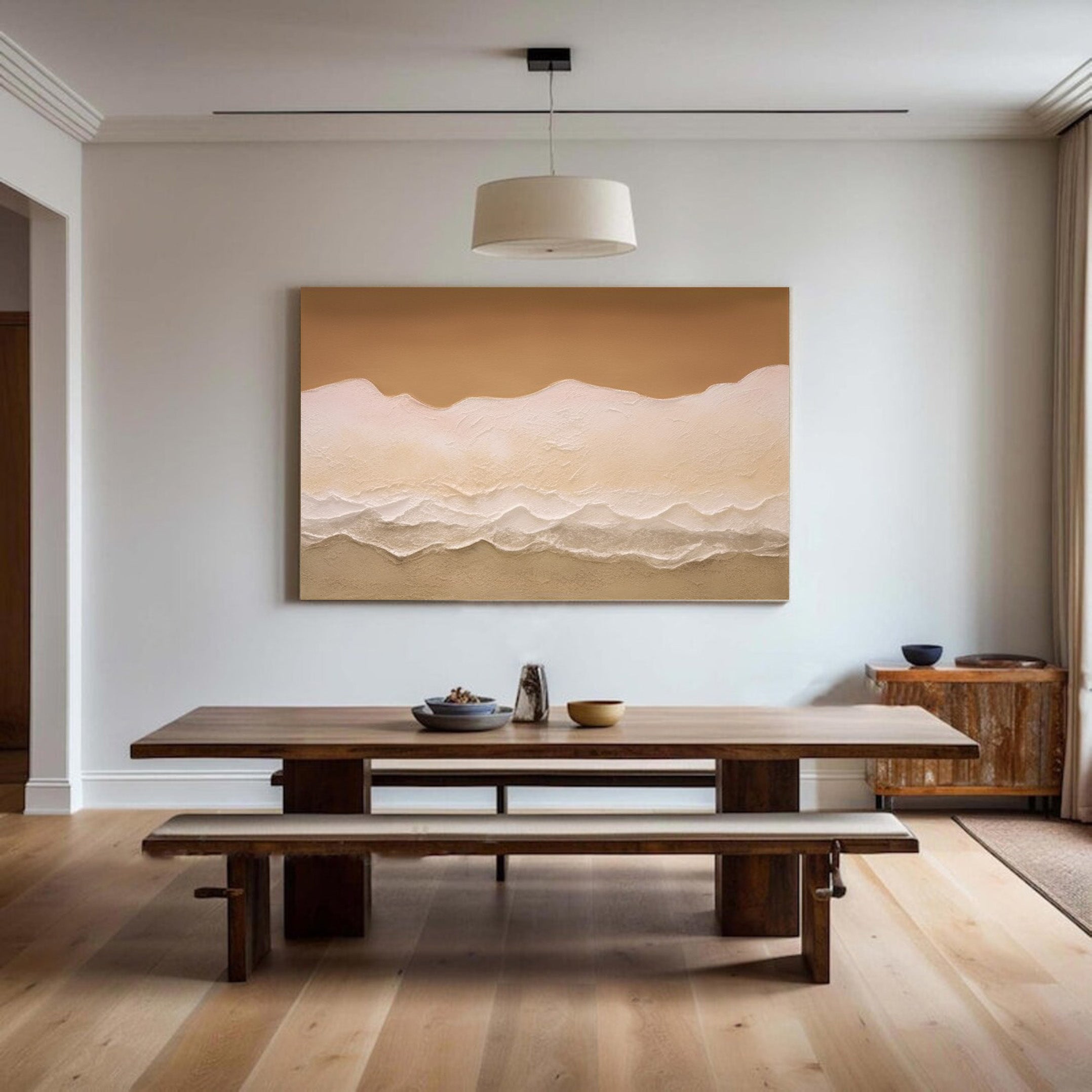 Contemporary Landscape Abstract with Textured Layers #BGA 253