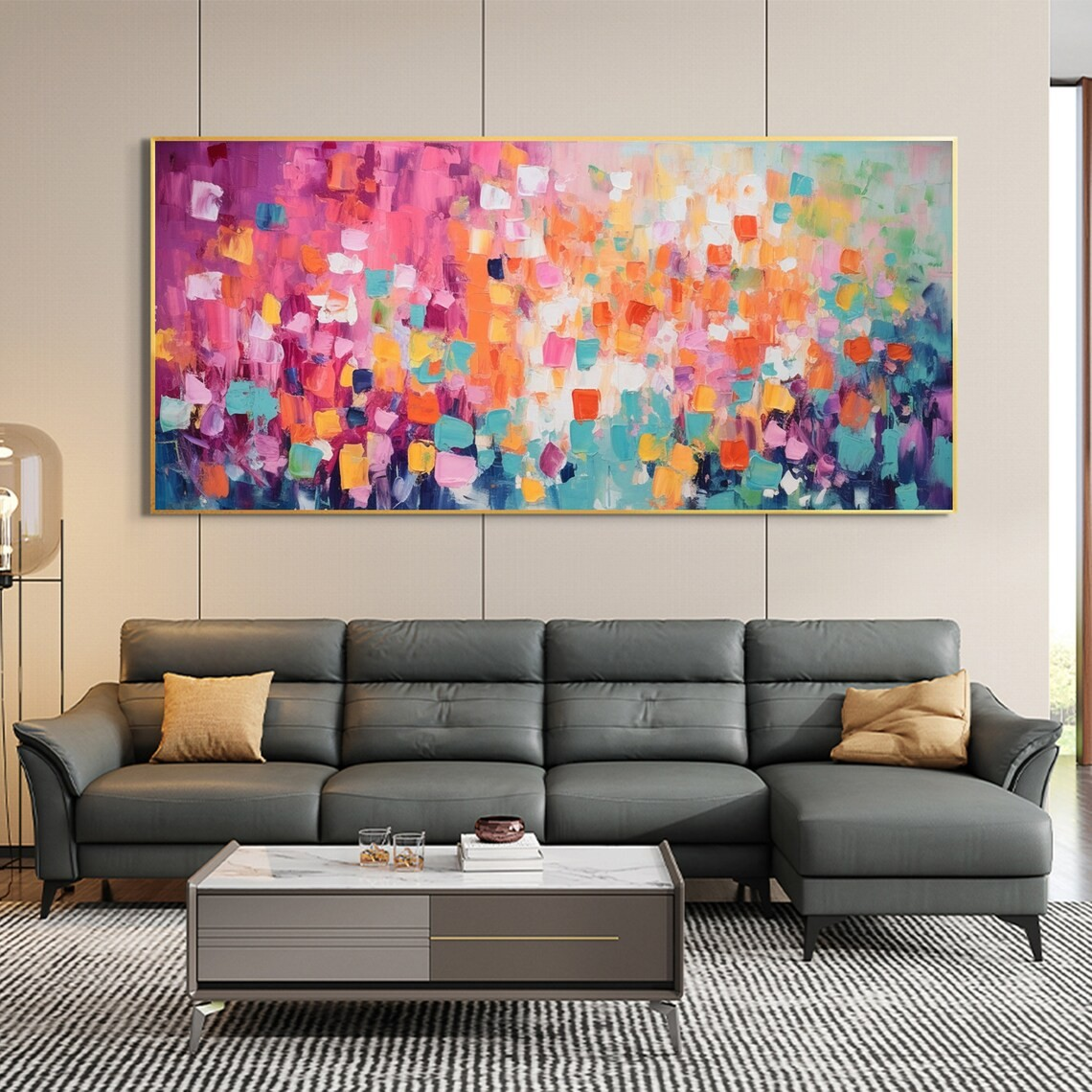 Vibrant Multicolor Abstract Painting #BGA 044