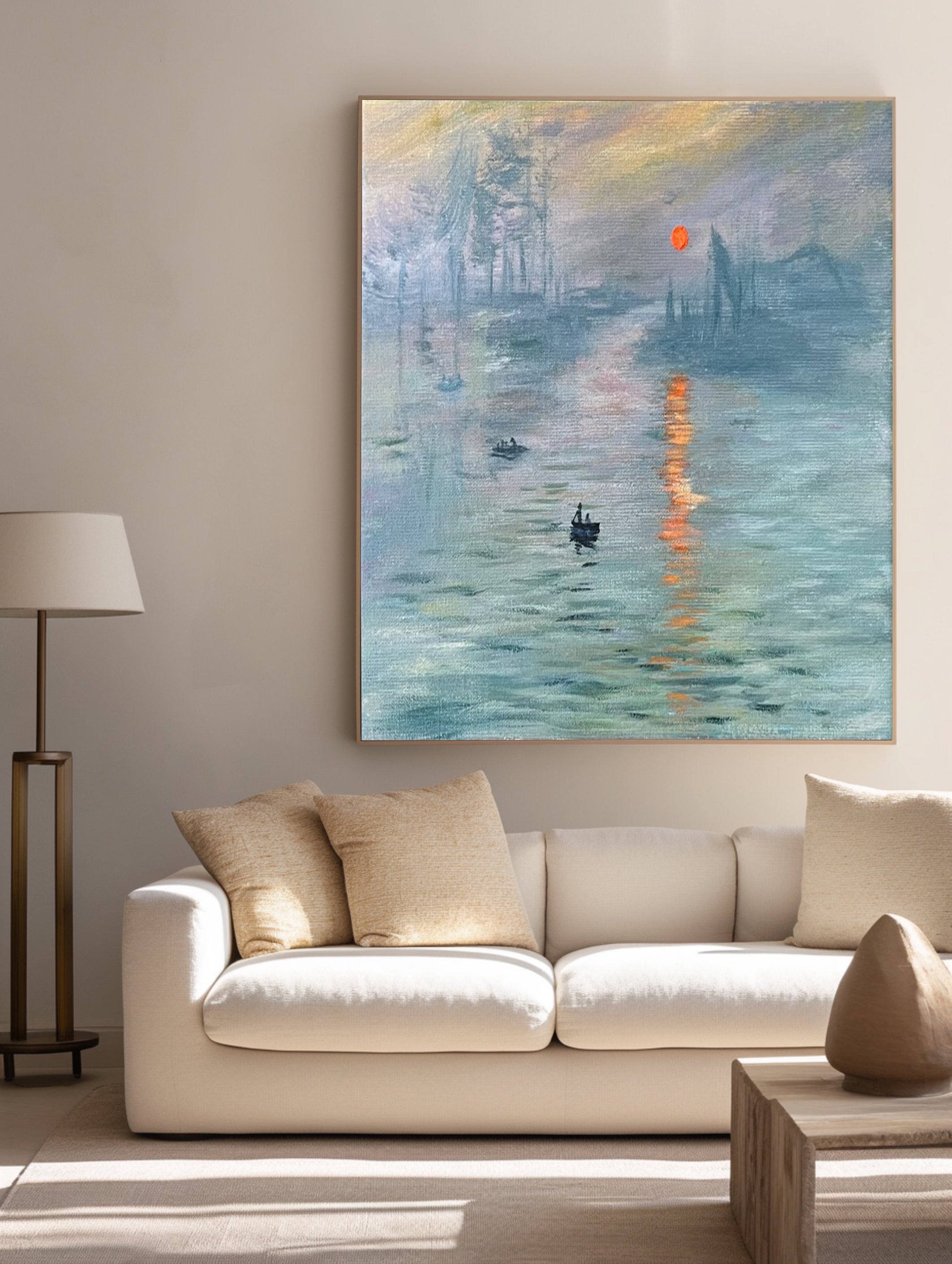 Monet's Dawn: Sunrise Impression, Harbor Haze Art #BGA 190