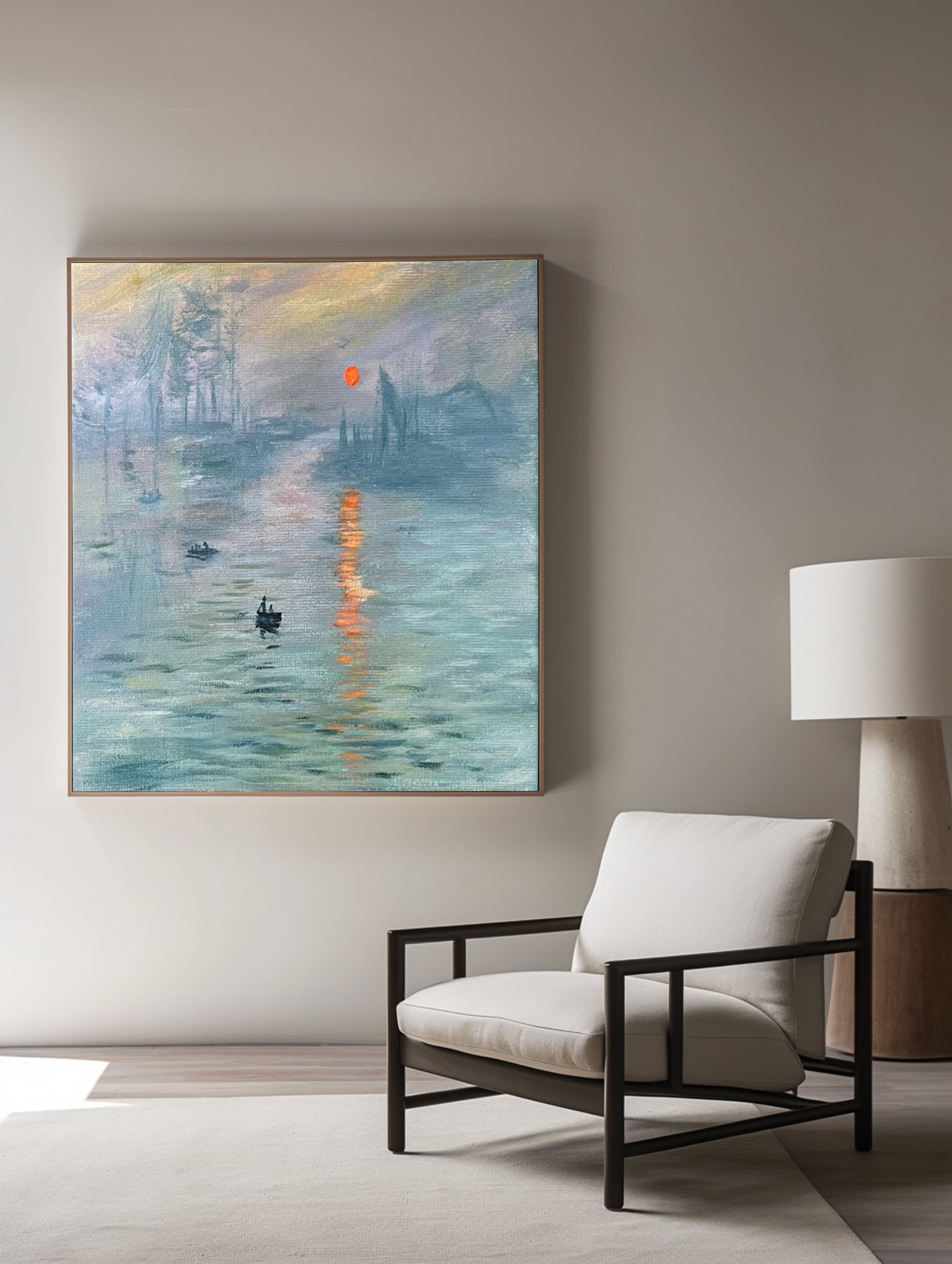 Monet's Dawn: Sunrise Impression, Harbor Haze Art #BGA 190