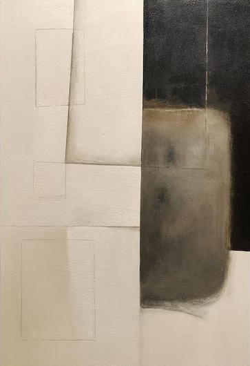 Wabi-Sabi Harmony: Abstract Simplicity, Natural Elegance Art #BGA 194