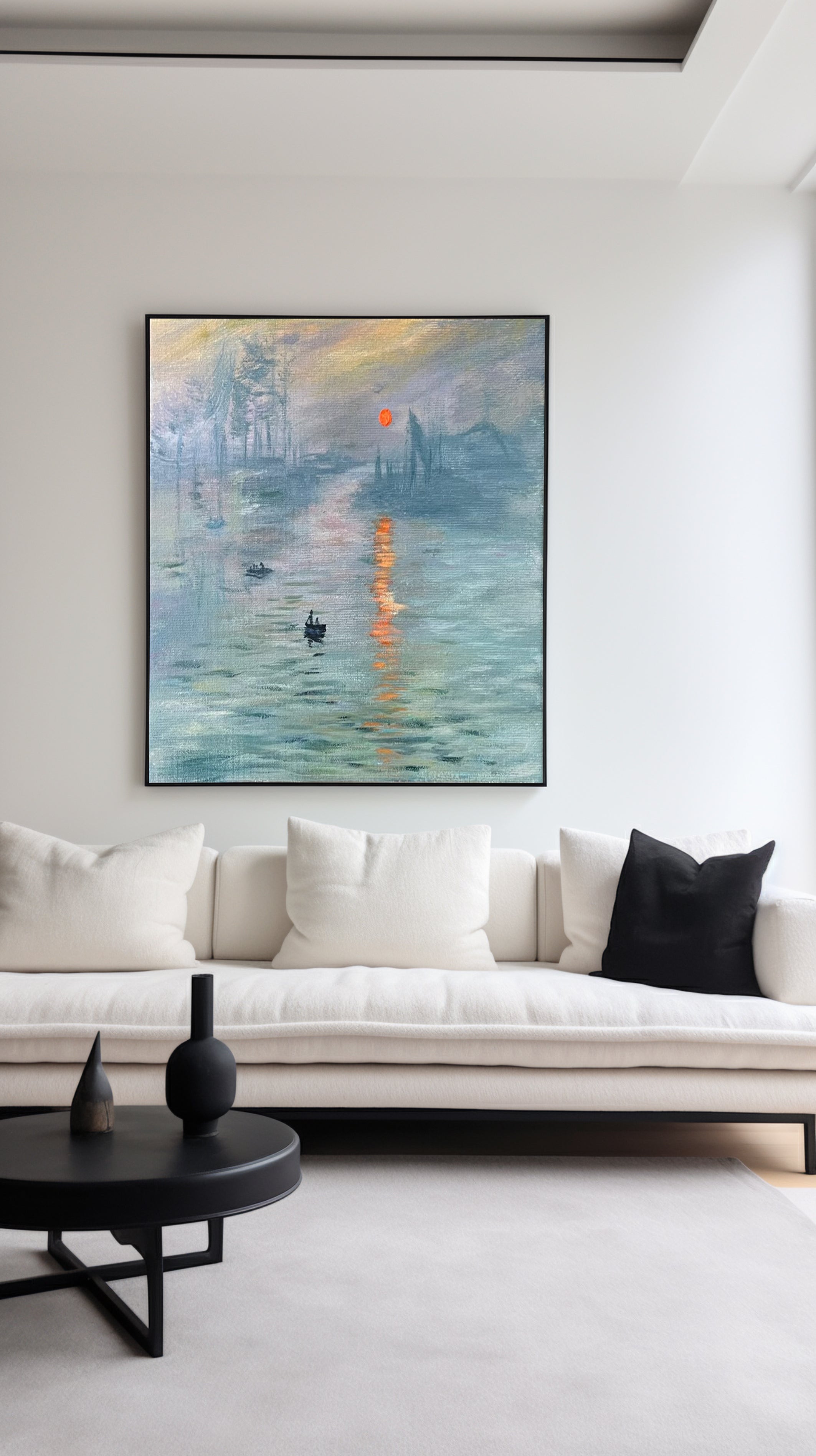 Monet's Dawn: Sunrise Impression, Harbor Haze Art #BGA 190