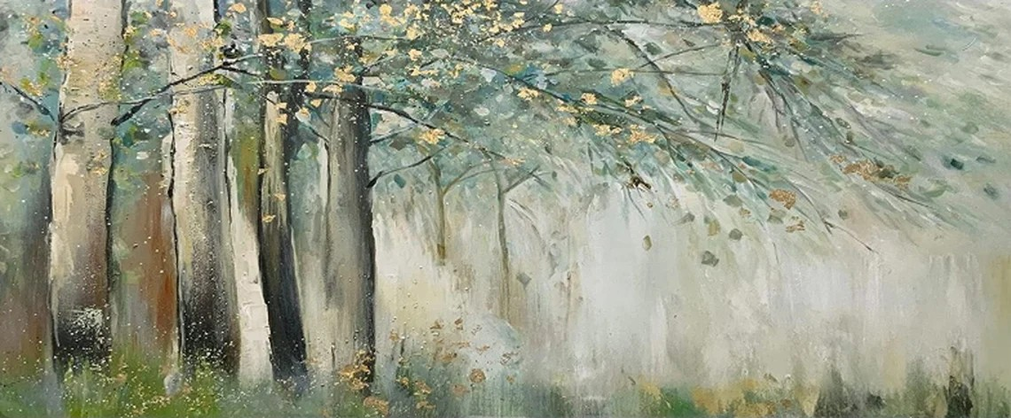 Serene Forest Landscape Wall Art #BGA 034