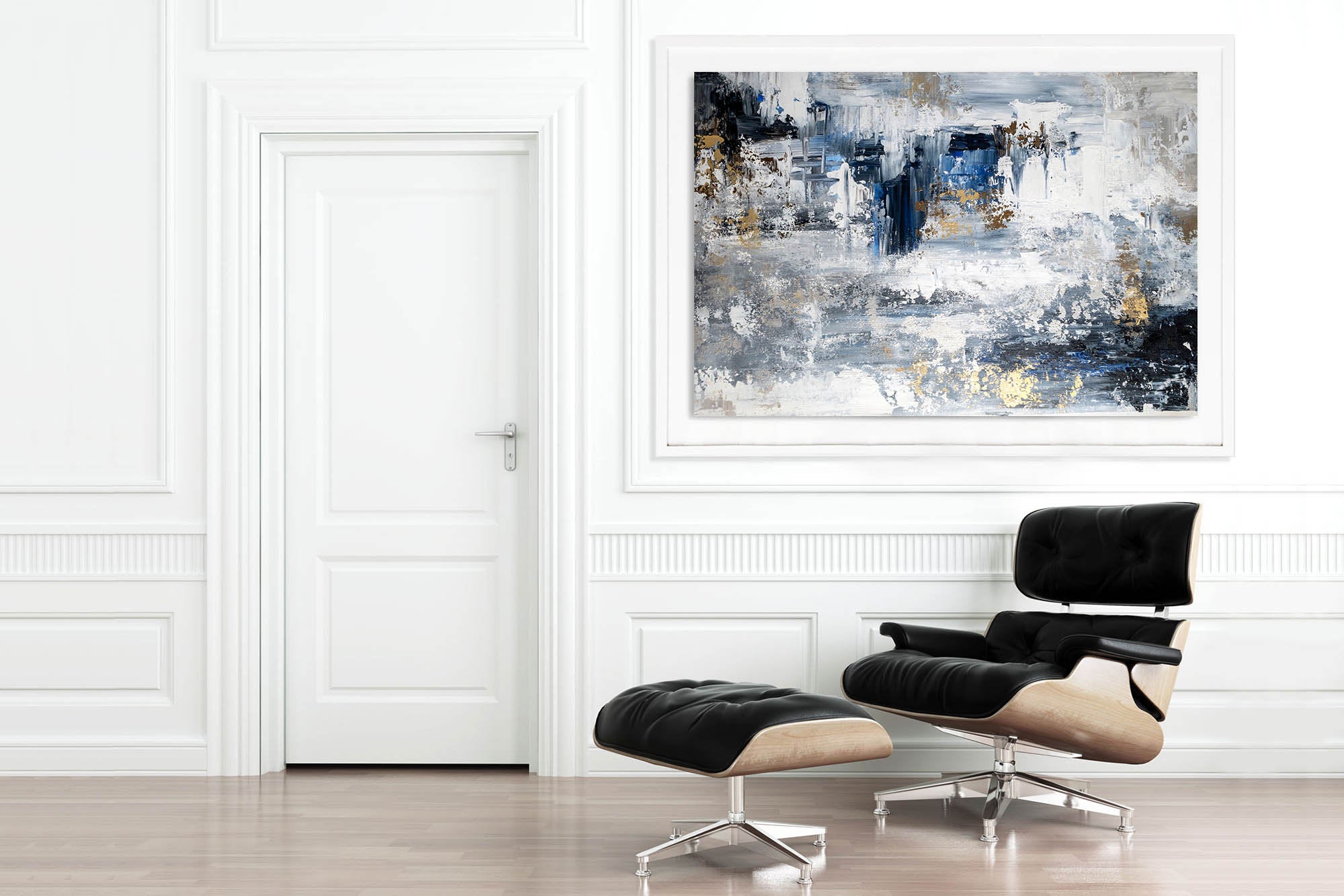 Blue & Green Abstract Painting #BGA 019