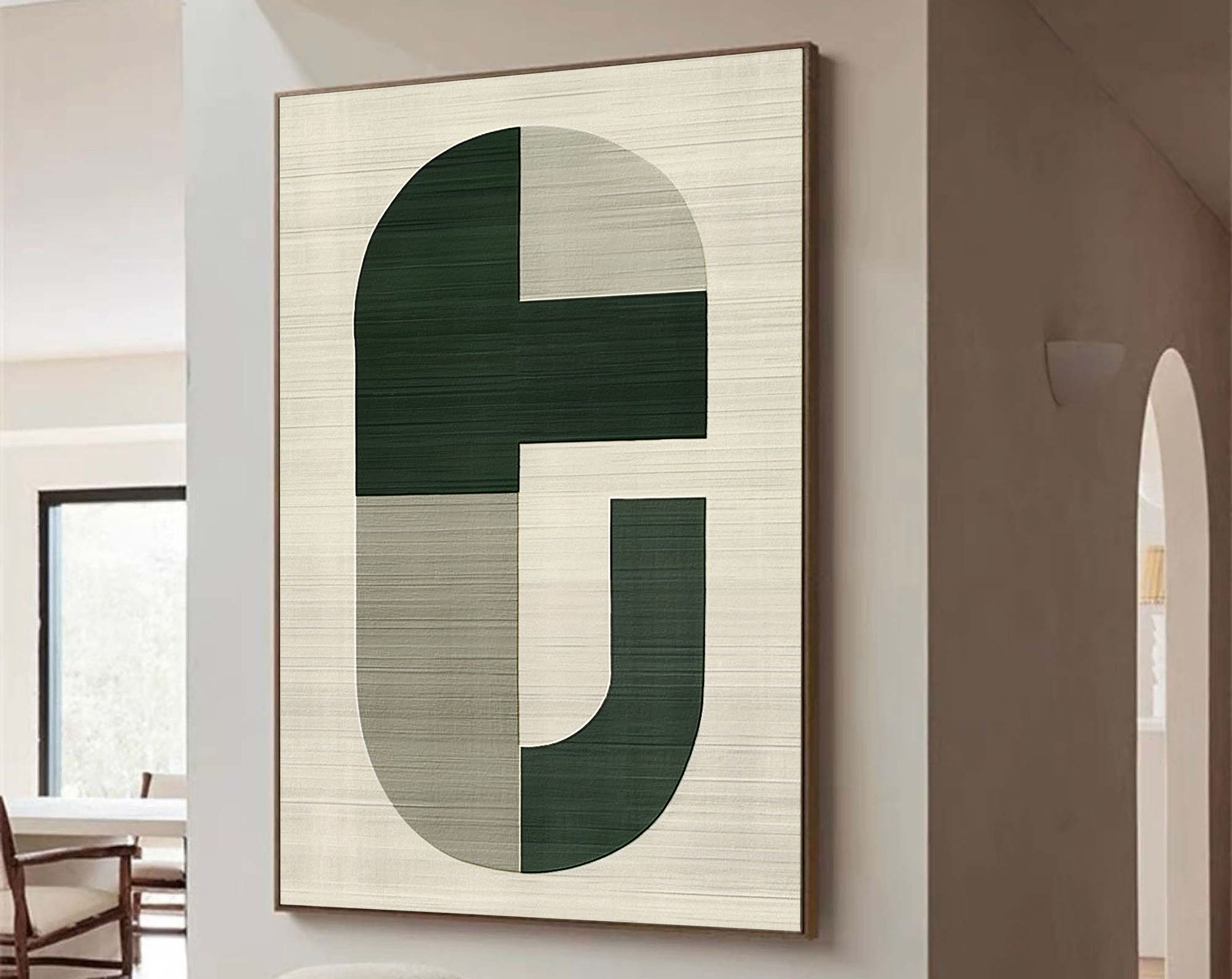 Blue & Green Abstract Painting #BGA 005
